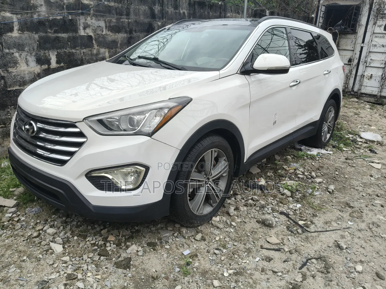 Hyundai Santa Fe Limited 4dr SUV AWD (3.3L 6cyl 6A) 2015 White