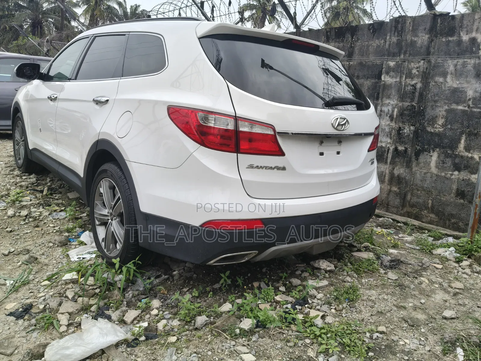 Hyundai Santa Fe Limited 4dr SUV AWD (3.3L 6cyl 6A) 2015 White