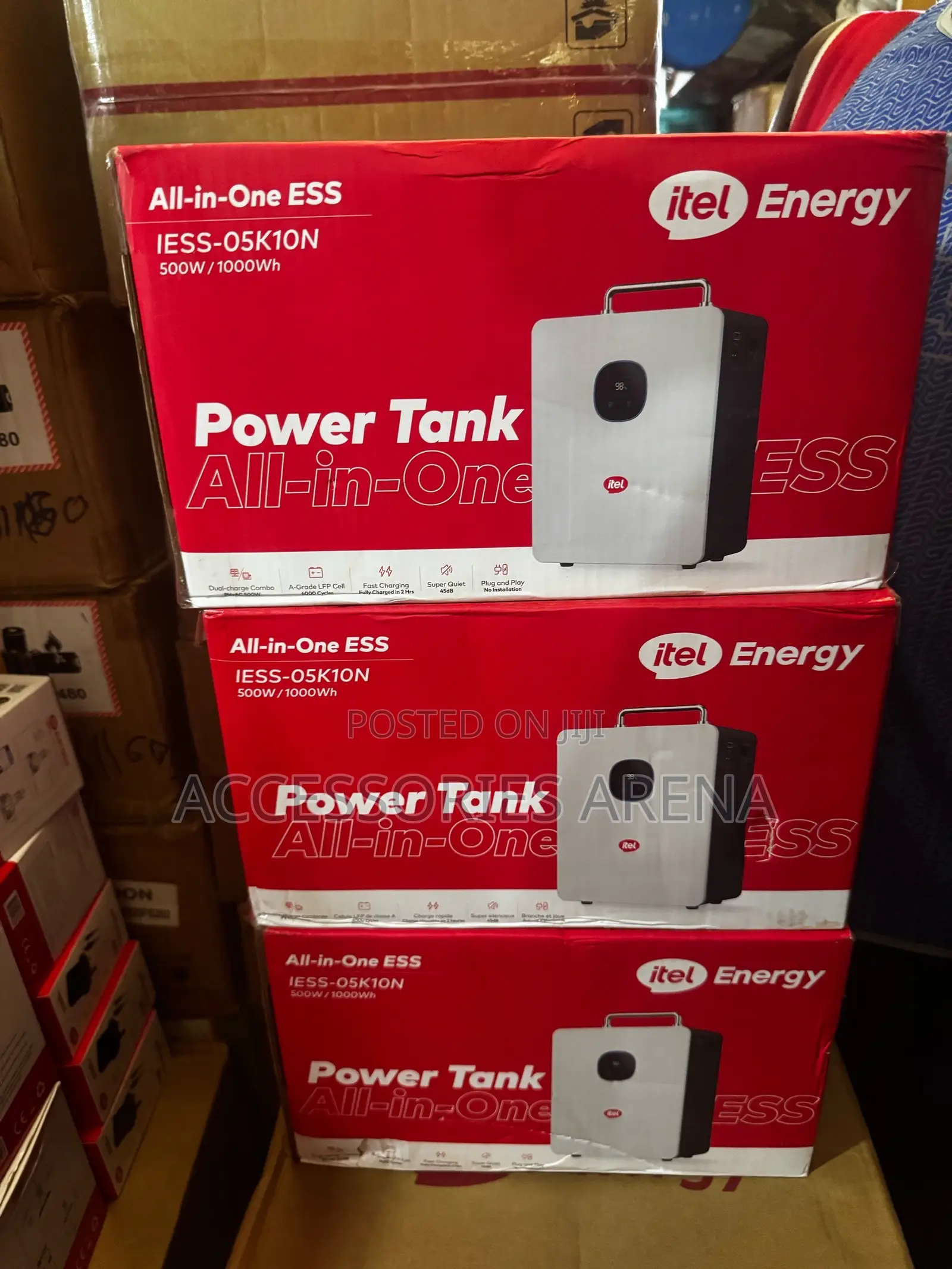 Brand New Itel IESS-05K10N 500w/1000Wh Solar PowerStation (Power Tank)
