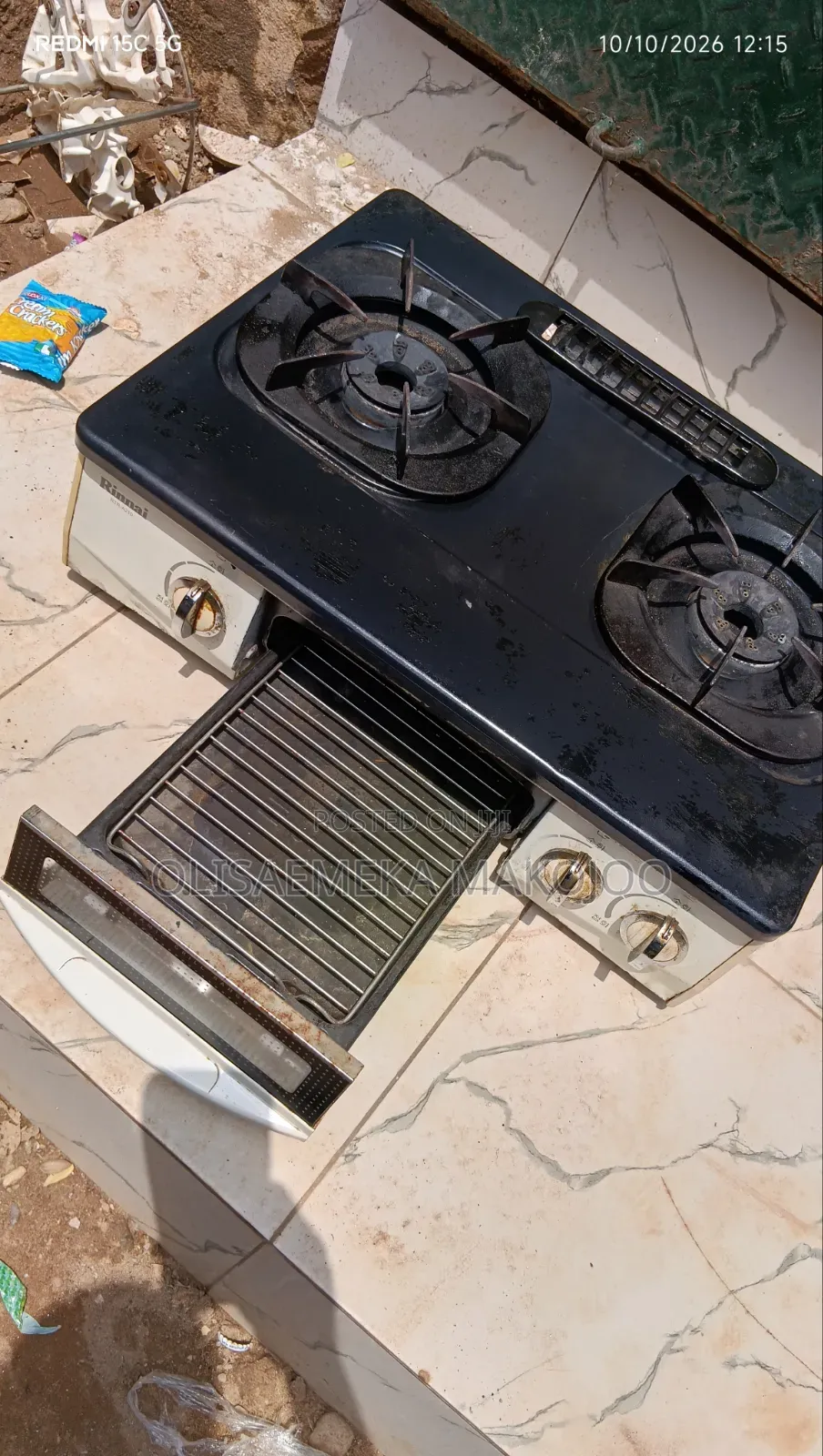 Neatly Used Gas Cooker With Mini Oven
