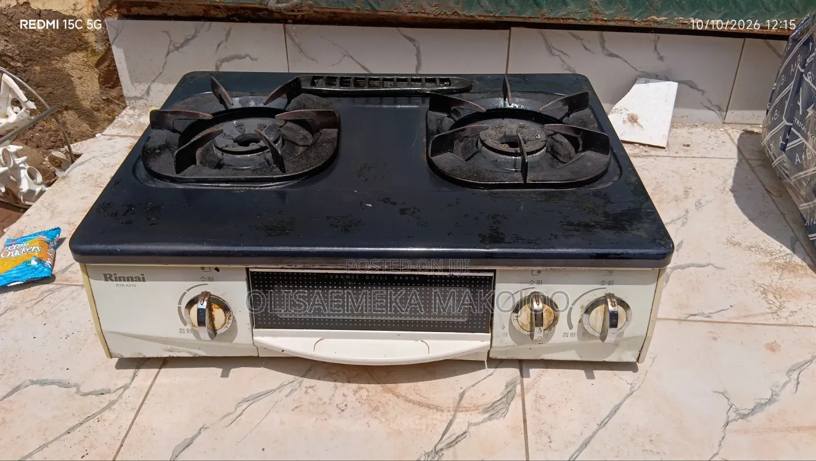 Neatly Used Gas Cooker With Mini Oven