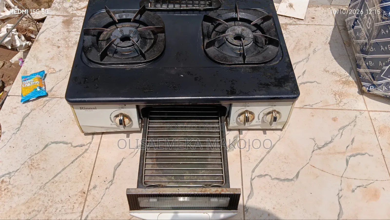 Neatly Used Gas Cooker With Mini Oven