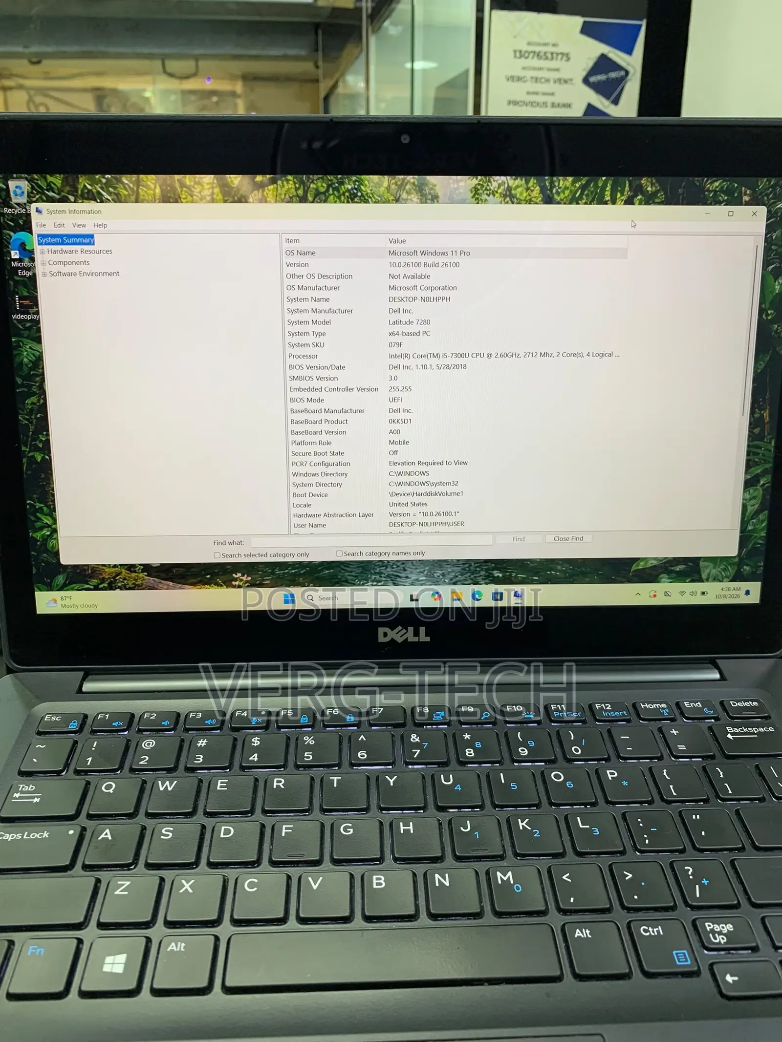 Laptop Dell Latitude 7280 8GB Intel Core i5 SSD 256GB