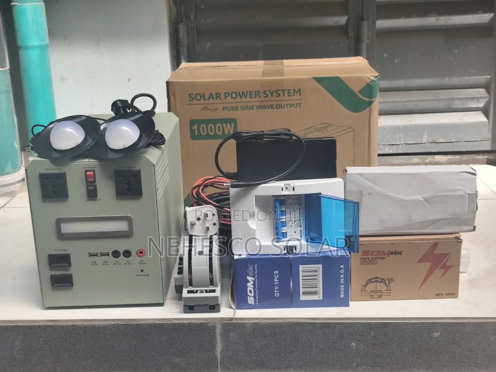 1000W ALL-TOP Solar Generator for Shops, Salons and Small Businesses