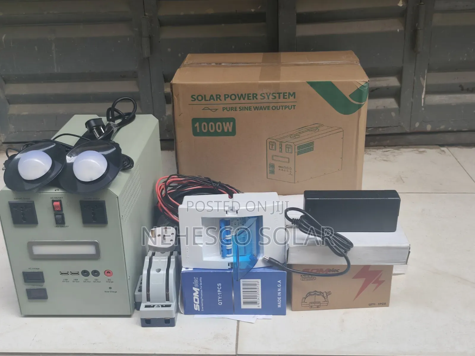 1000W ALL-TOP Solar Power System – No Petrol or Generator Noise