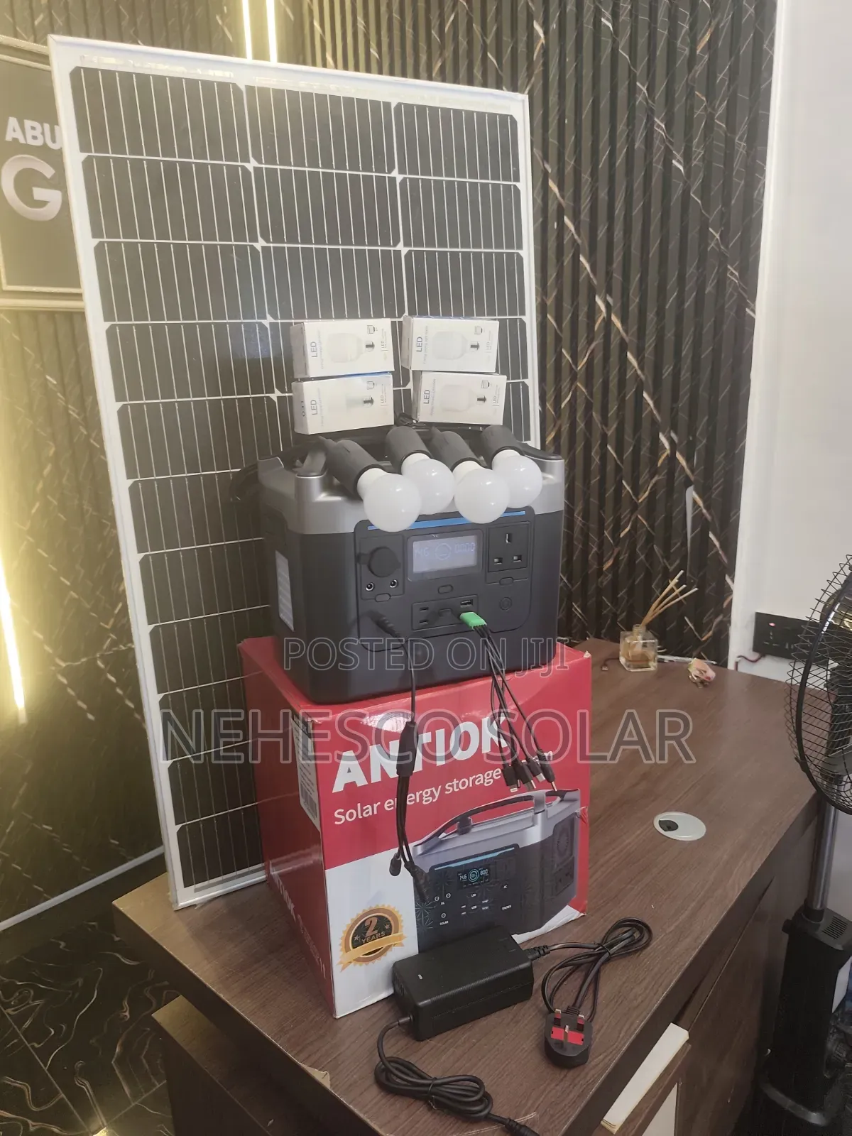 Antiok 500W Portable Solar Generator for Home Use