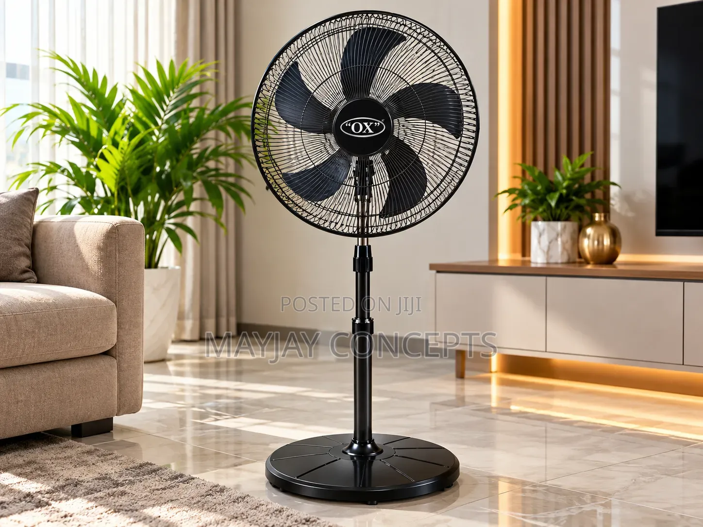 OX OX18 Ultra 18-Inch Intelligent Series Energy-Saving Standing Fan