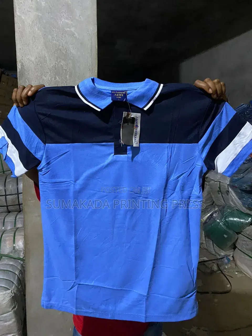 MCE Design Polo Shirts | Premium Colour-Block Collar Polos in Abuja