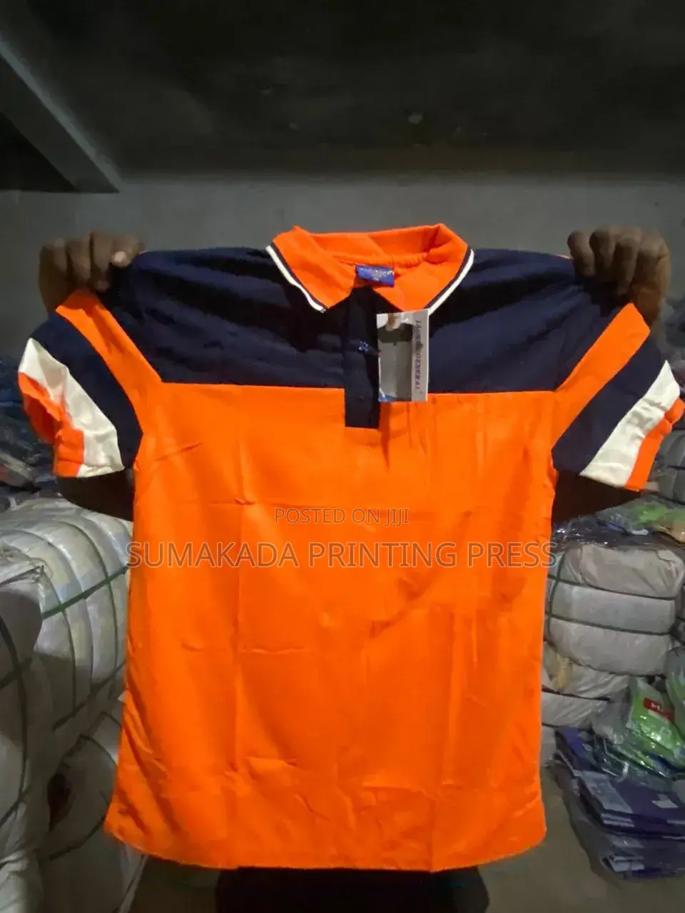 MCE Design Polo Shirts | Premium Colour-Block Collar Polos in Abuja