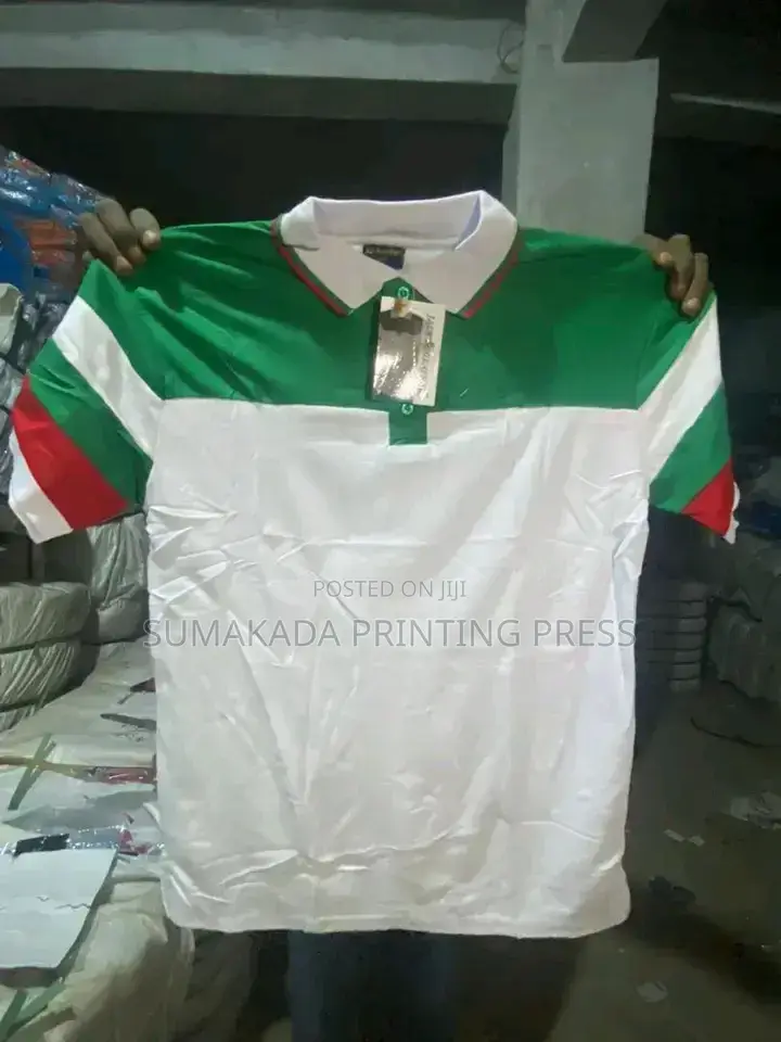 MCE Design Polo Shirts | Premium Colour-Block Collar Polos in Abuja
