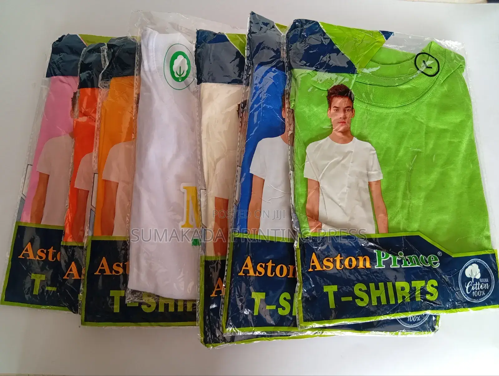 Teenager Round-Neck T-Shirts | Sizes S–L – ₦2,200