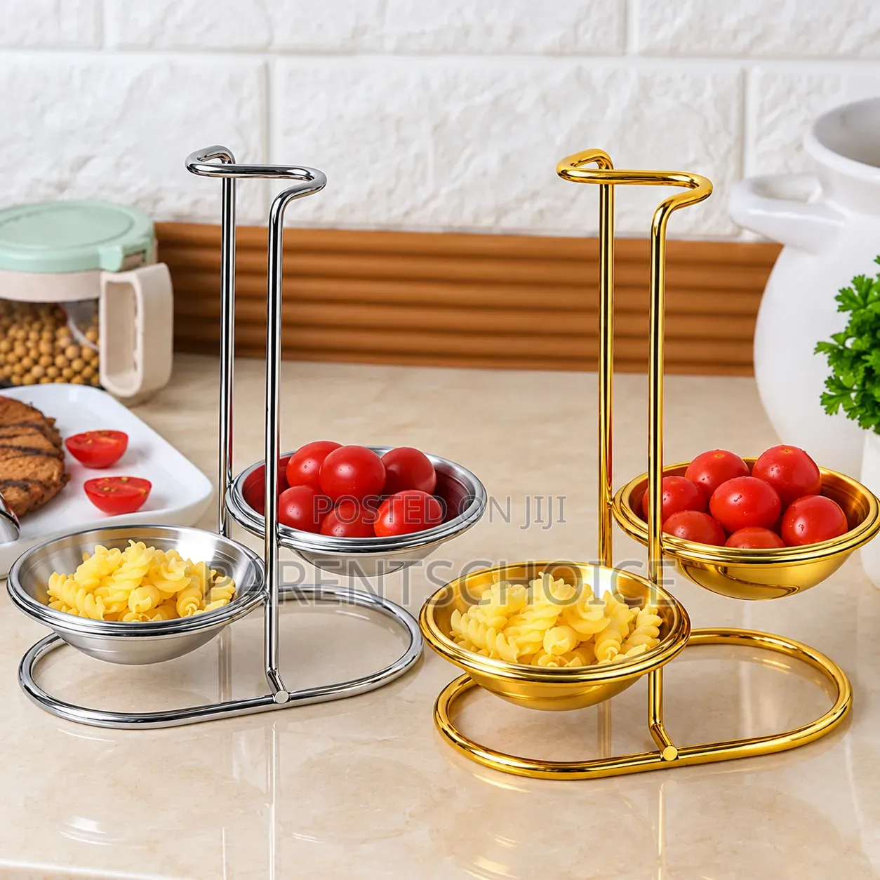 304 Stainless Steel Vertical Fruits Spices Holder - 1 Piece