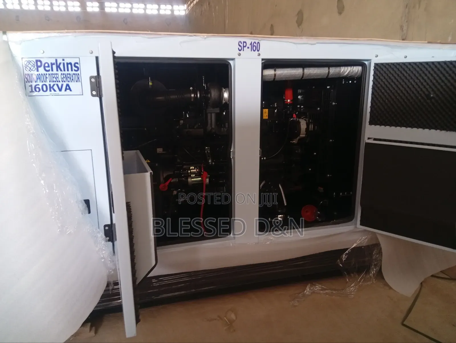 160kva Perkins Soundproof Diesel Generator