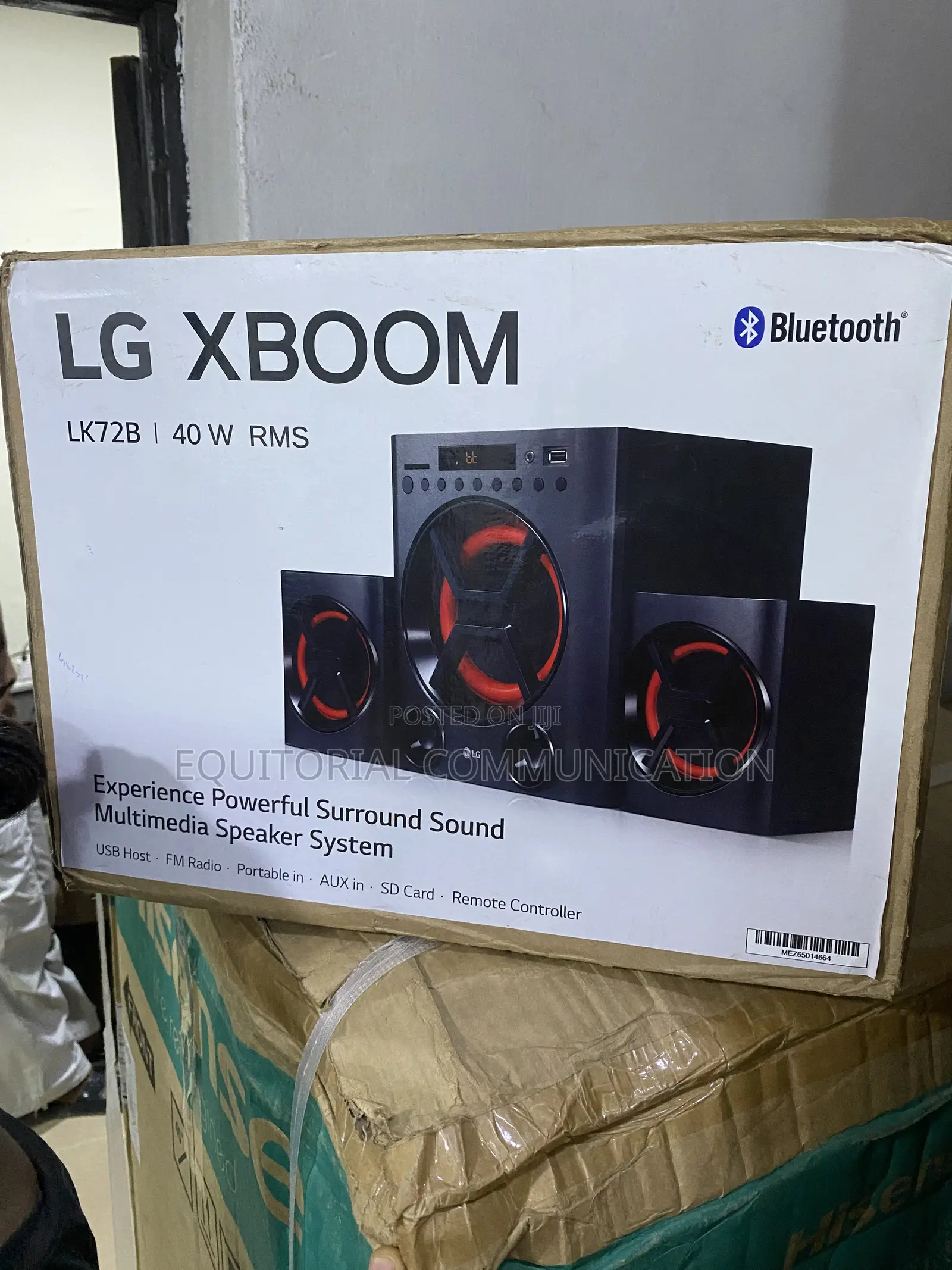 LG Lk72b Xboom 40w RMS Sound Equipment