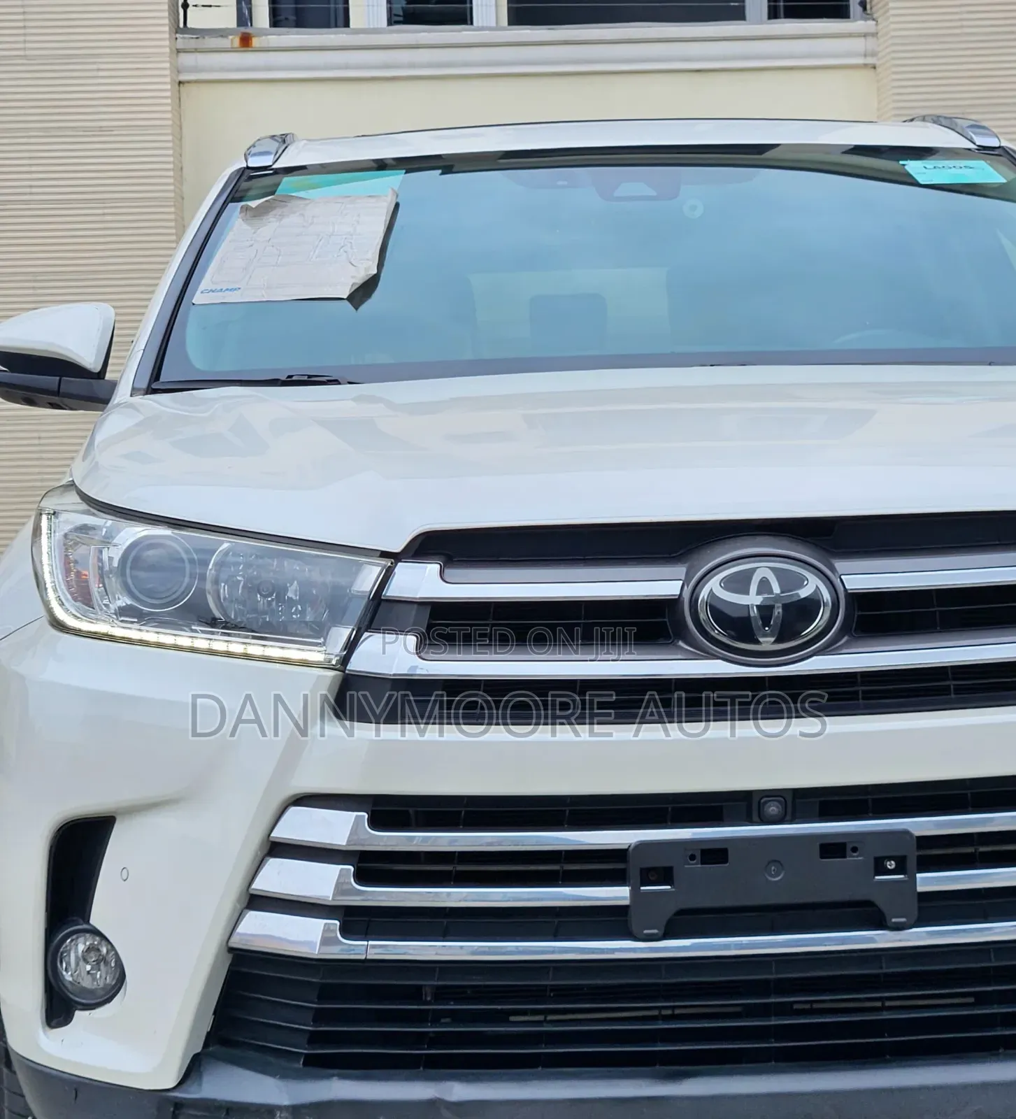 Toyota Highlander Limited Platinum 2019 White