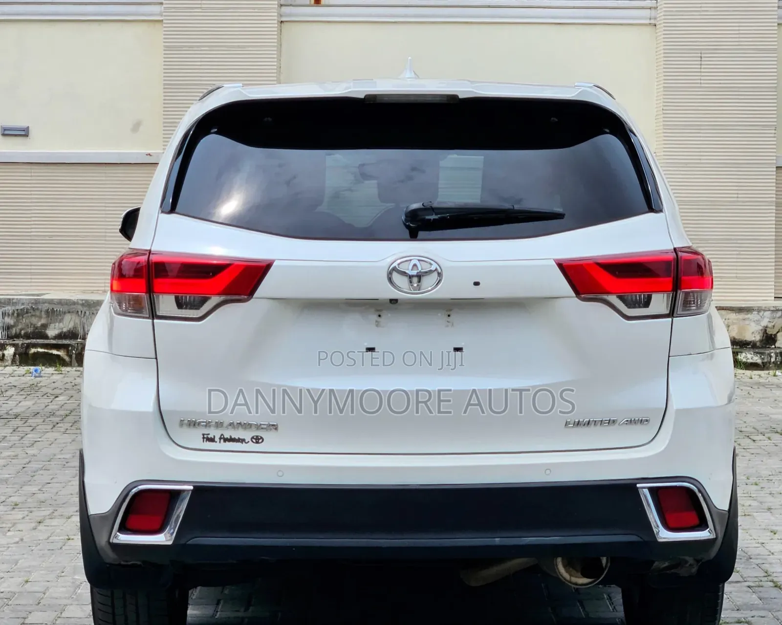 Toyota Highlander Limited Platinum 2019 White