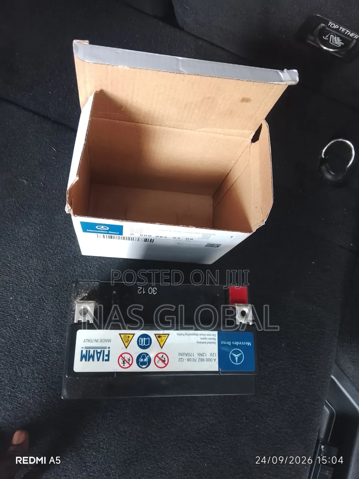 Auxiliary Battery Mercedes Benz GLK