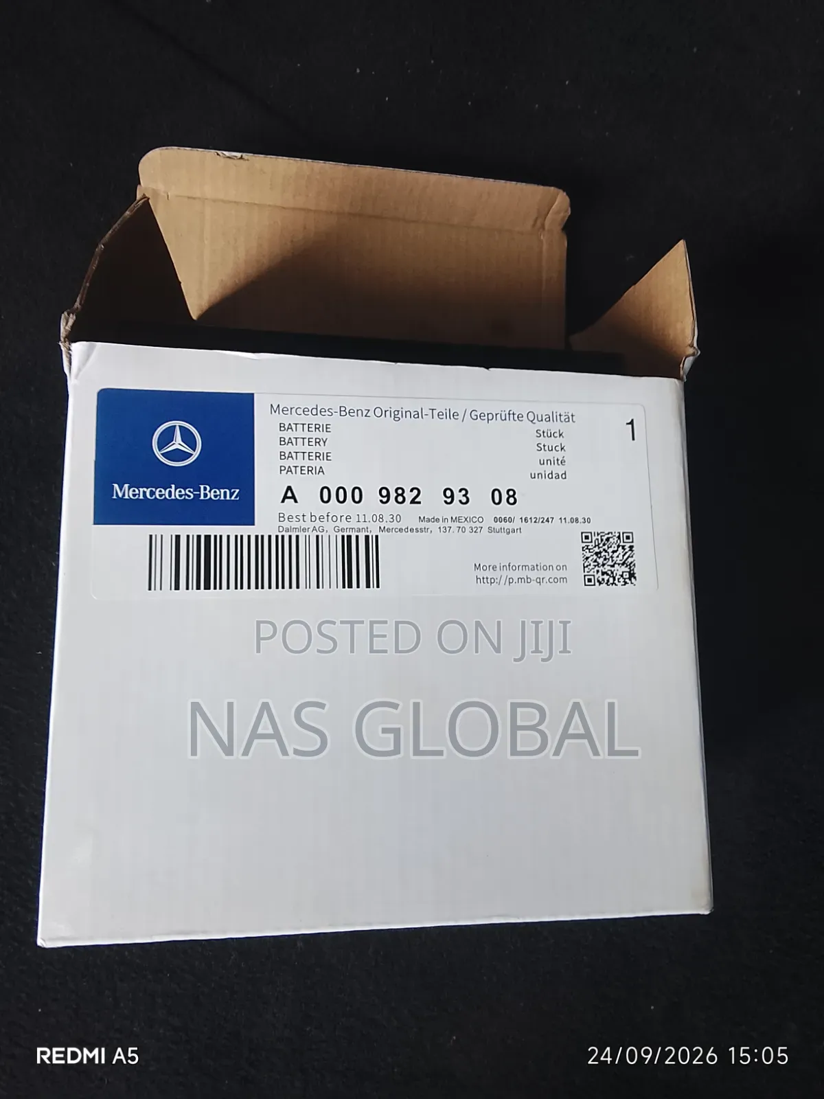 Auxiliary Battery Mercedes Benz GLK