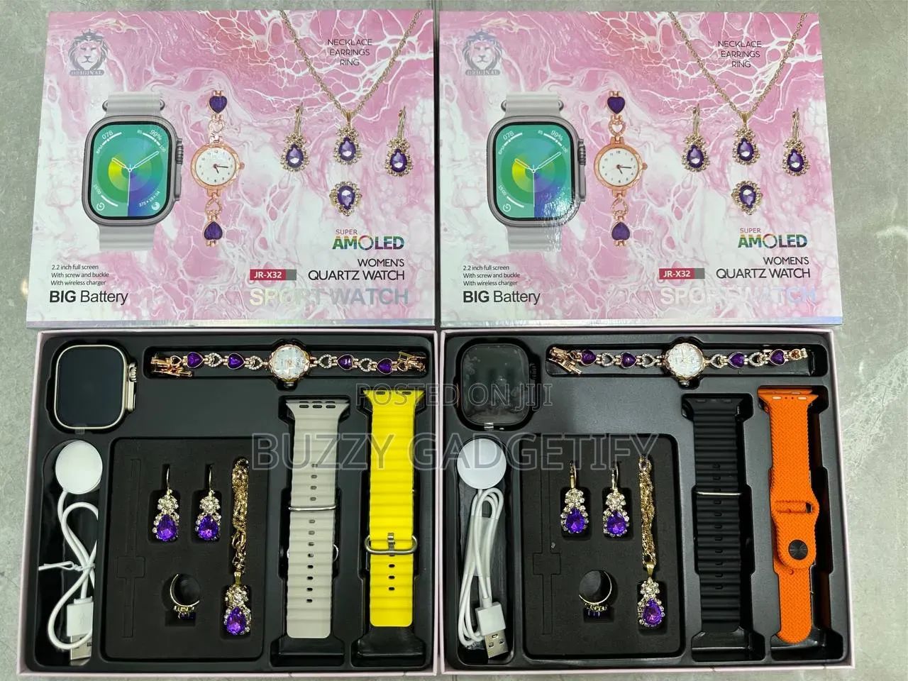 Women's Smart Watch & Jewellery Box