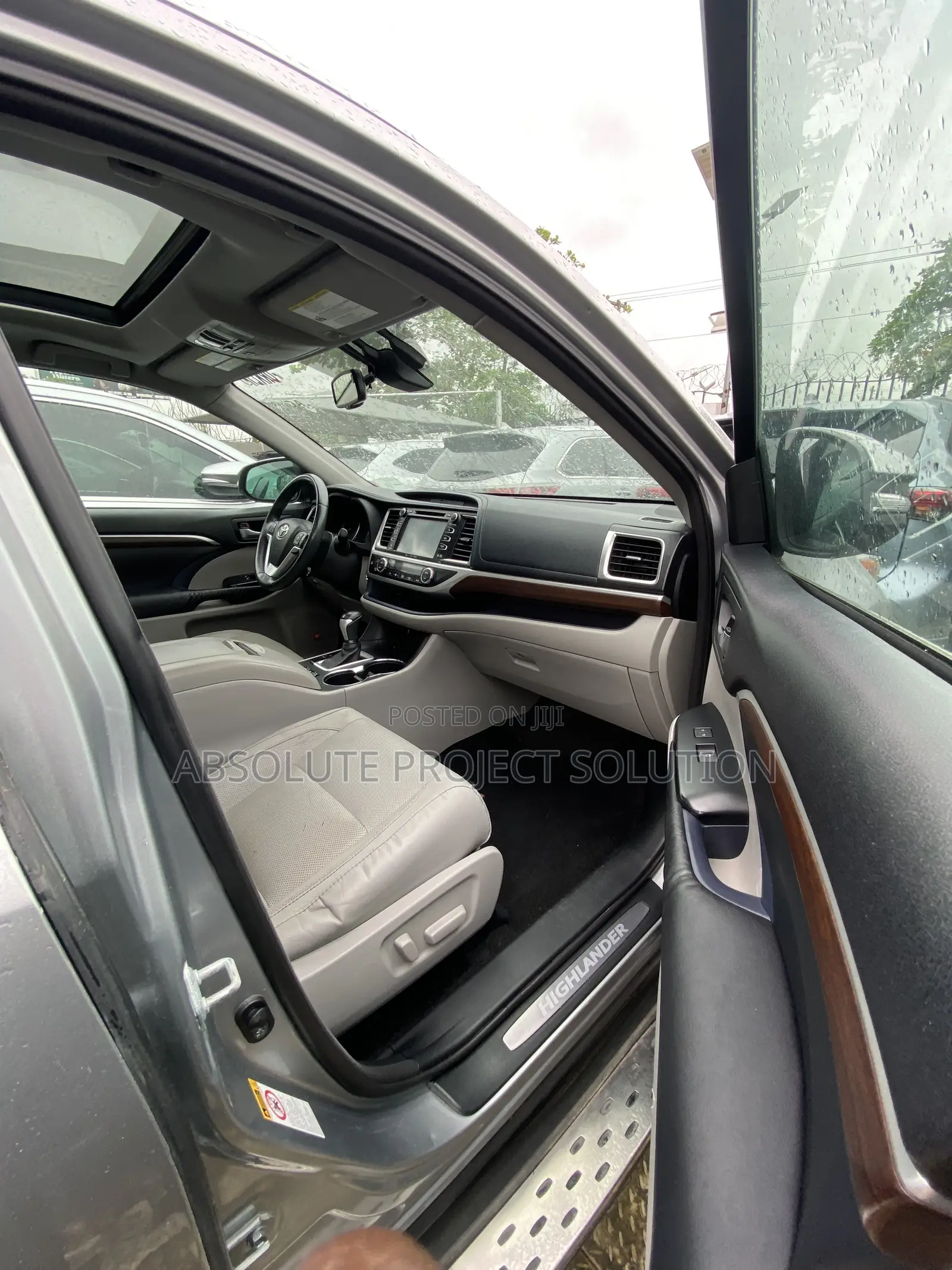 Toyota Highlander Limited V6 4x2 (3.5L 6cyl 6A) 2016 Silver