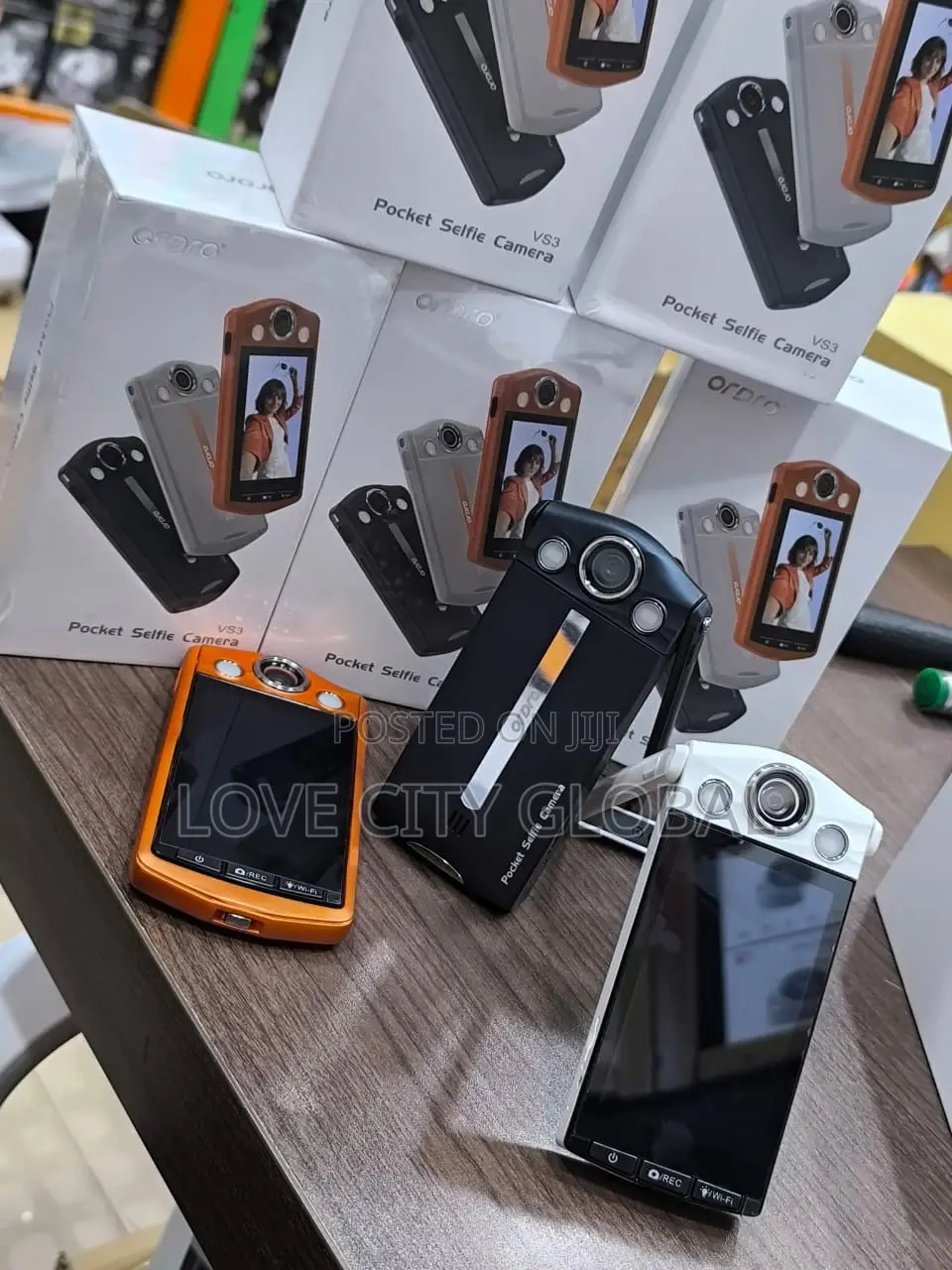 ORDRO VS3 Selfie Camera 4K HD Portable Digital Action Pocket Camera