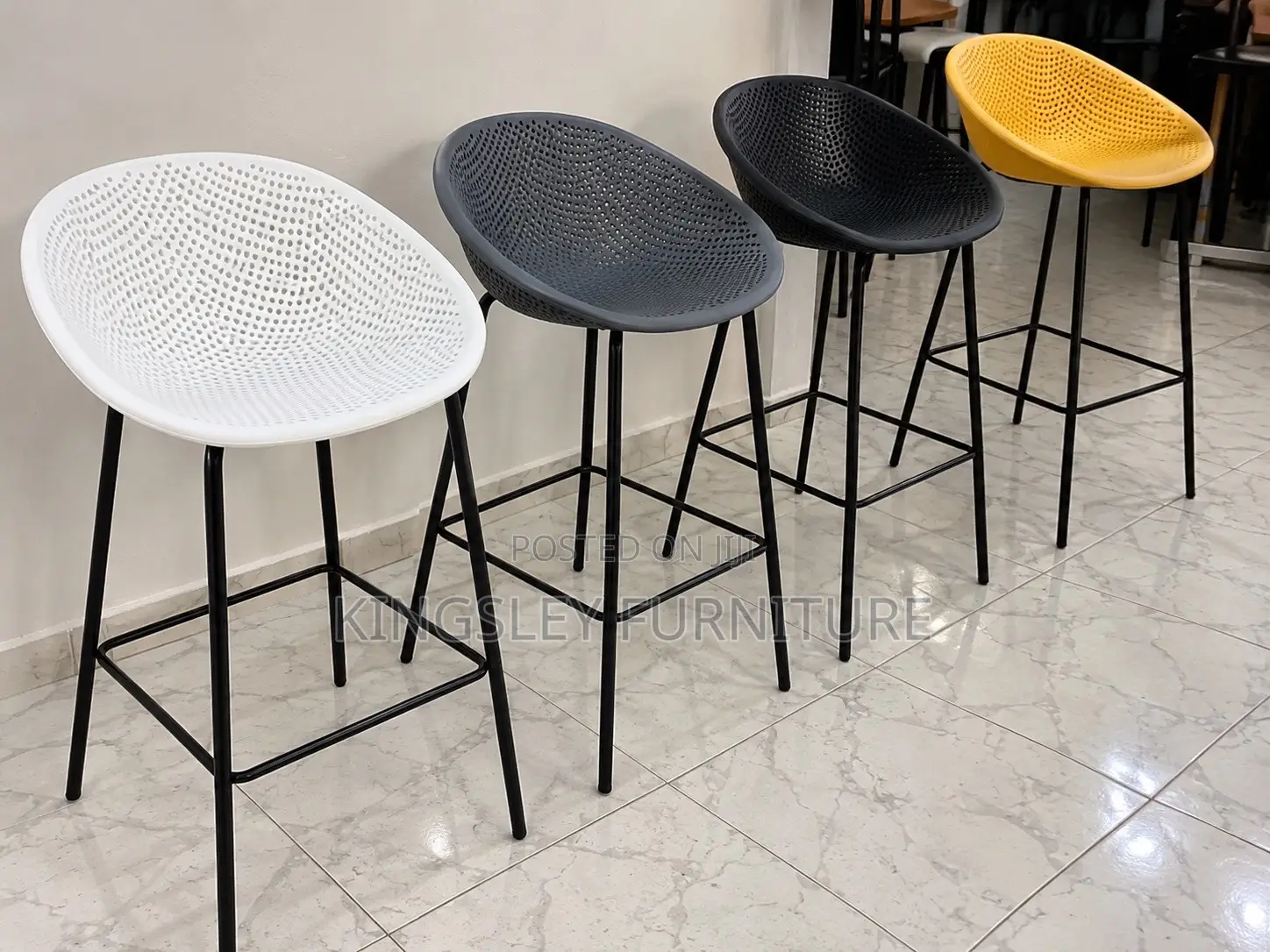 Iron Leg Bar Stool