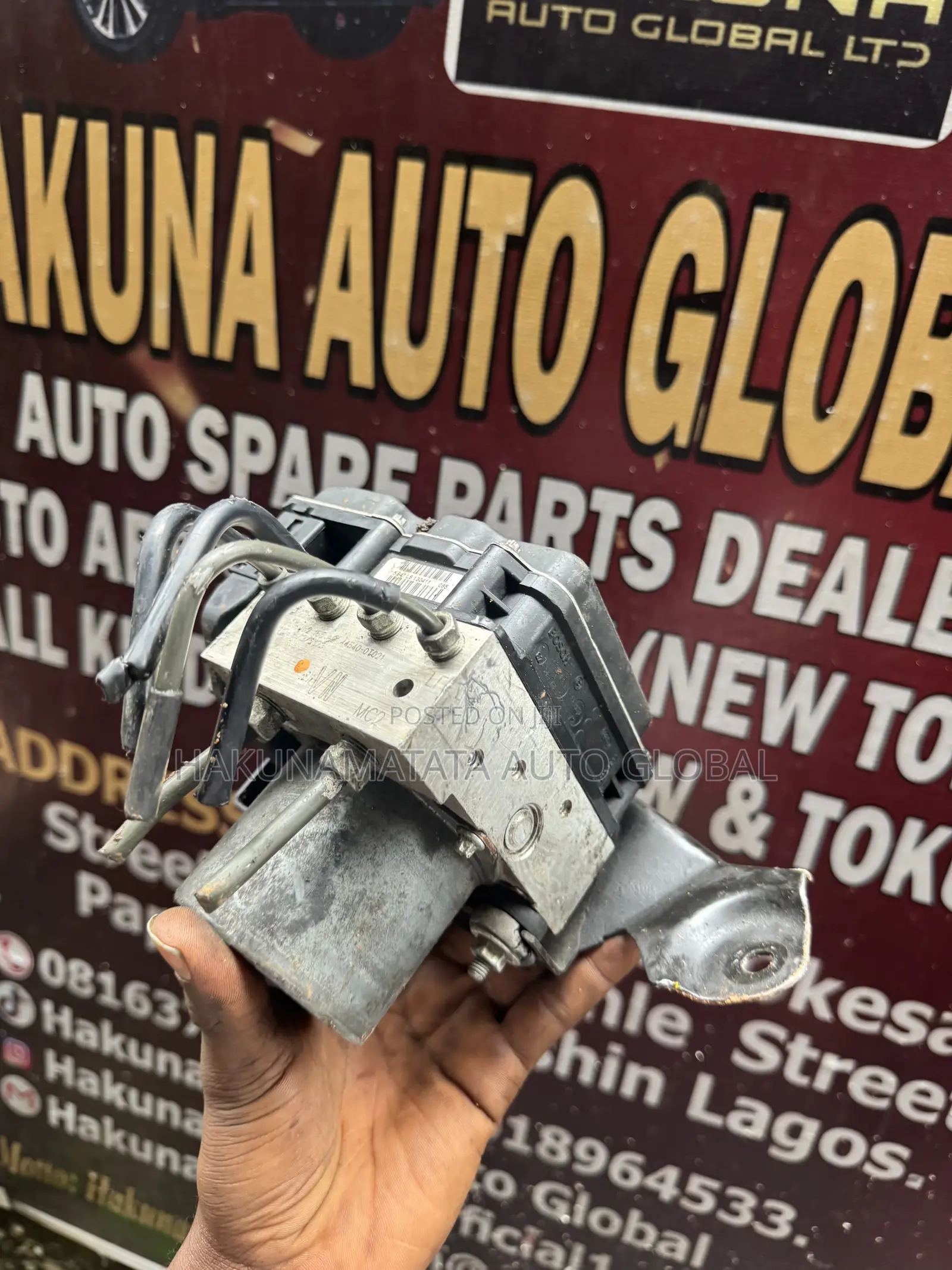 Toyota Venza 2013 Anti-Lock Braking System Pump