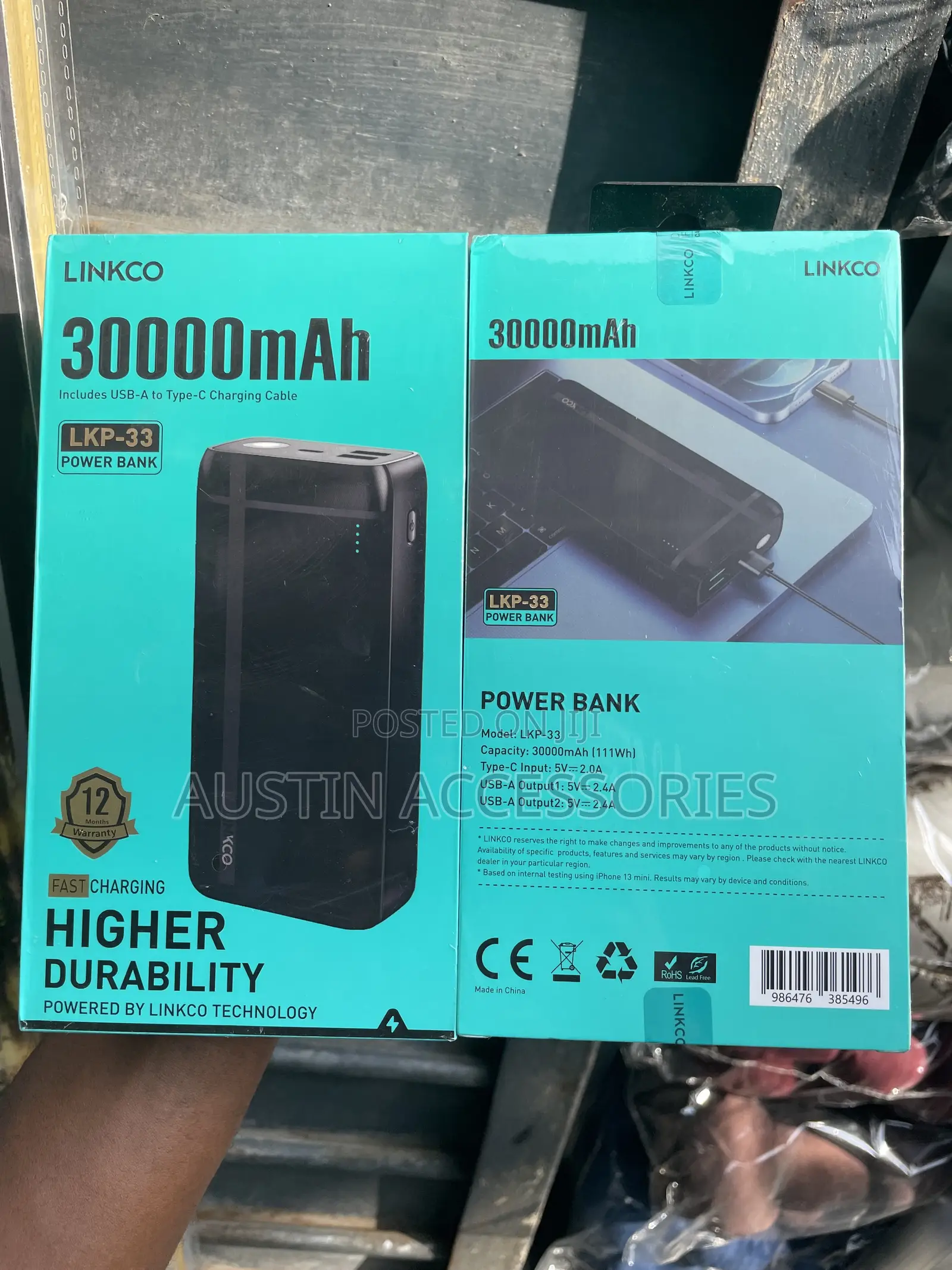 Linkco 30000mah Powerbank LKP-33