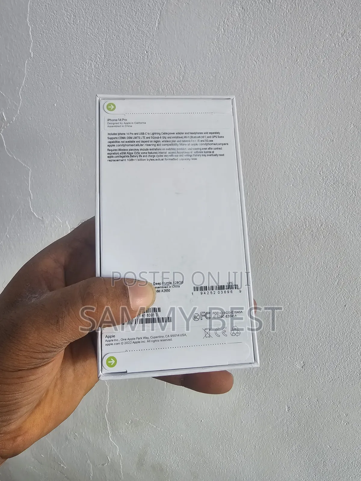 New Apple iPhone 14 Pro 128 GB Purple