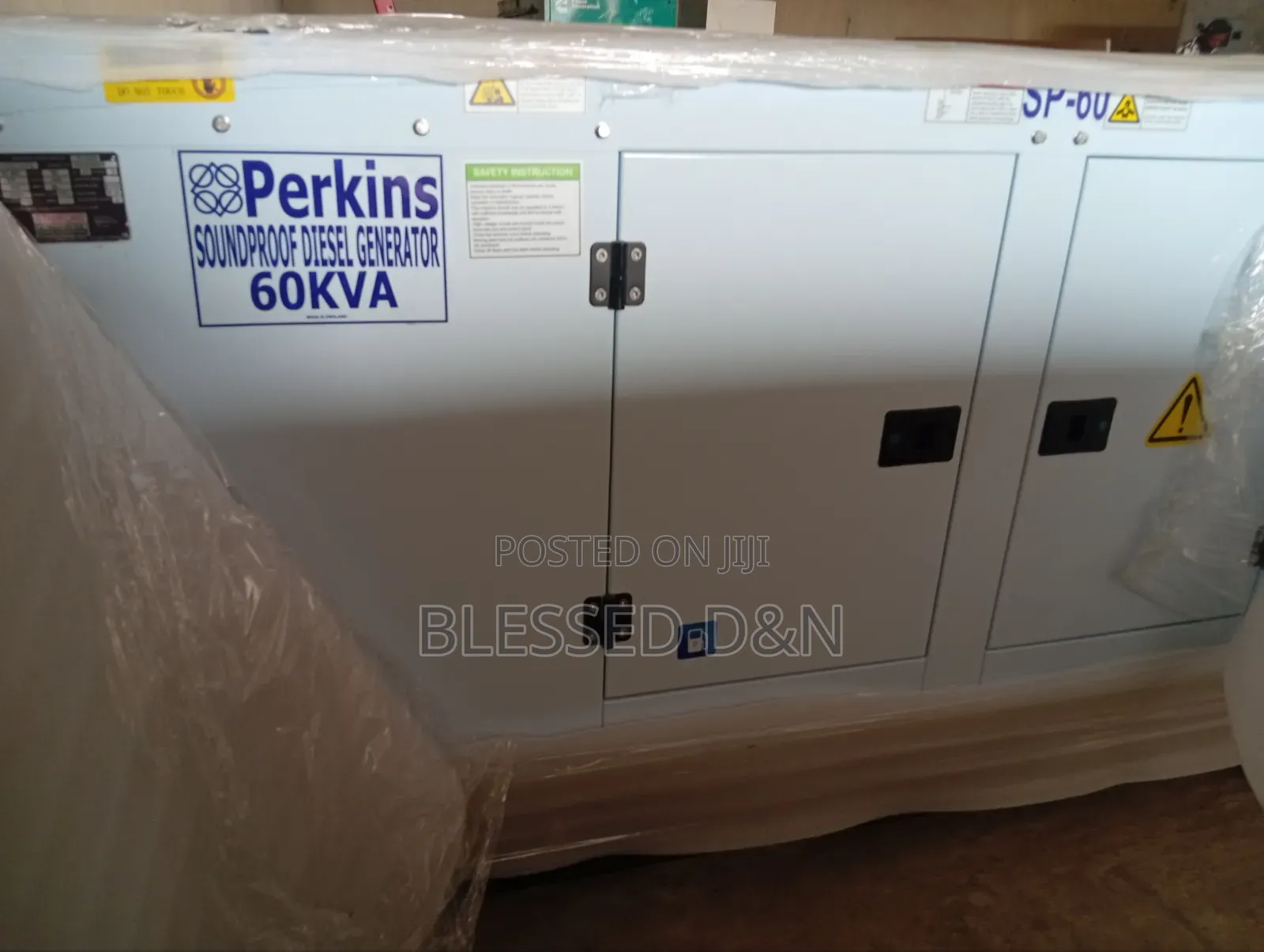 60kva Perkins Soundproof Diesel Generator