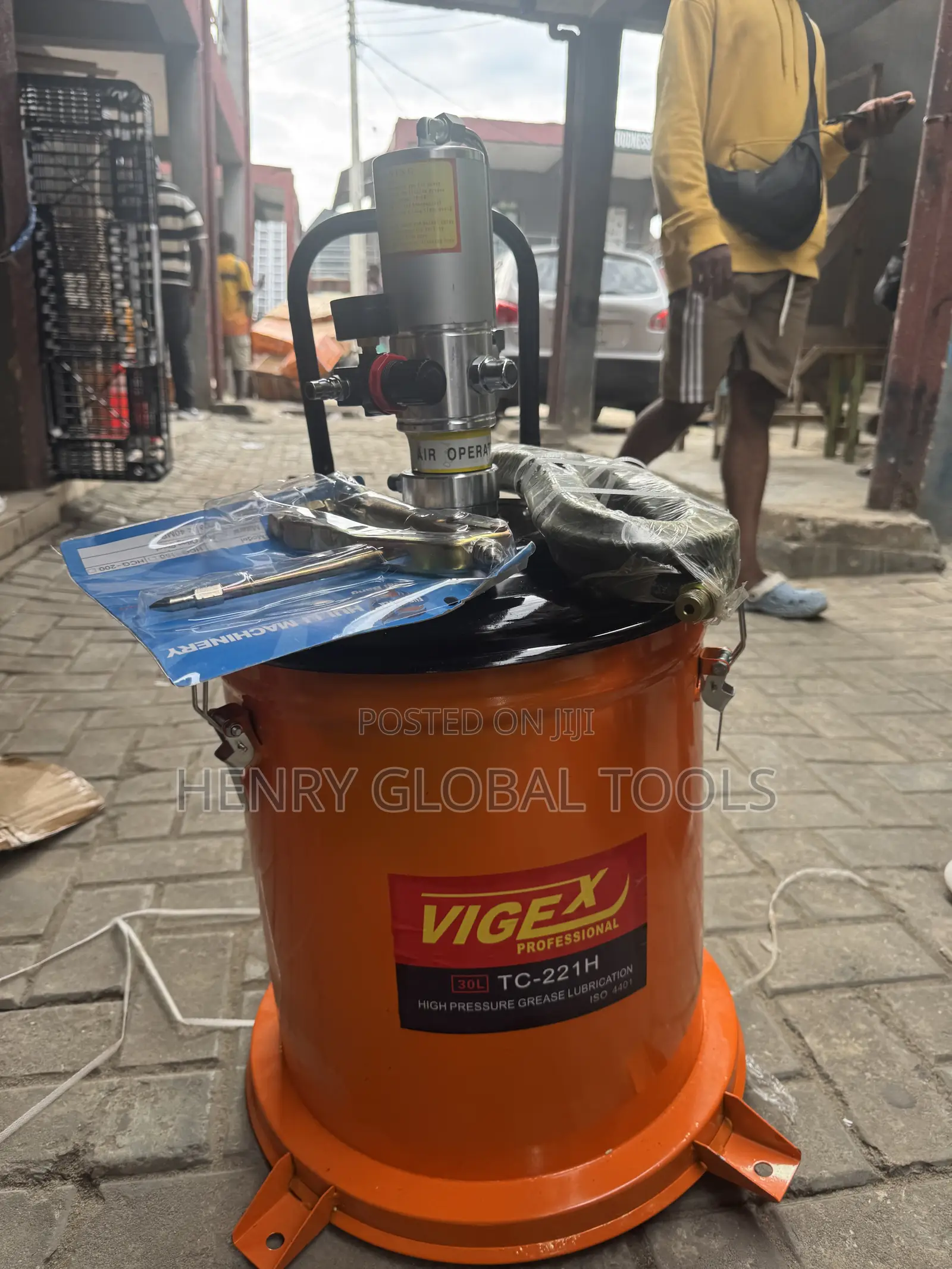 VIGEX Professional Pneumatic Grease Pump –