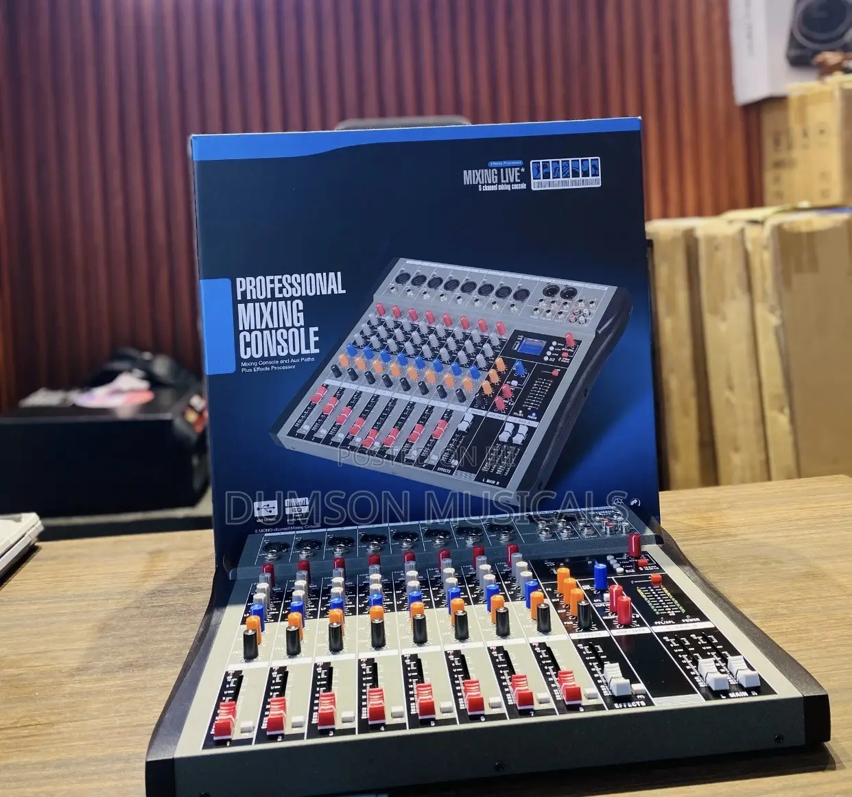 Yamaha 8 Channel Mixer With Bluetooth, Effect and USB