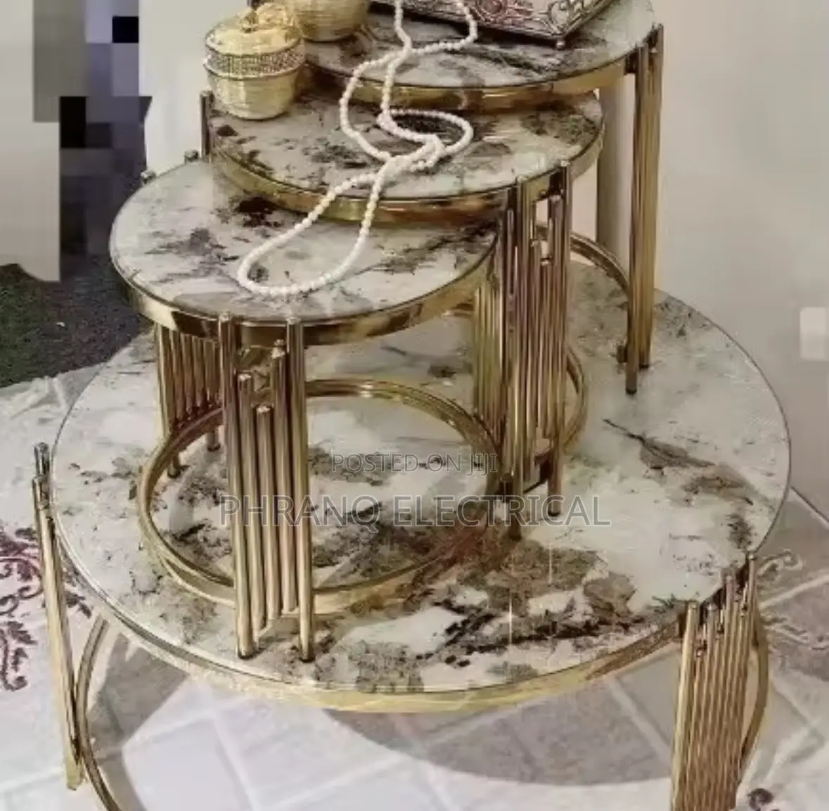 Living Room Marble Coffee Table, Small Apartment Music Note Generous