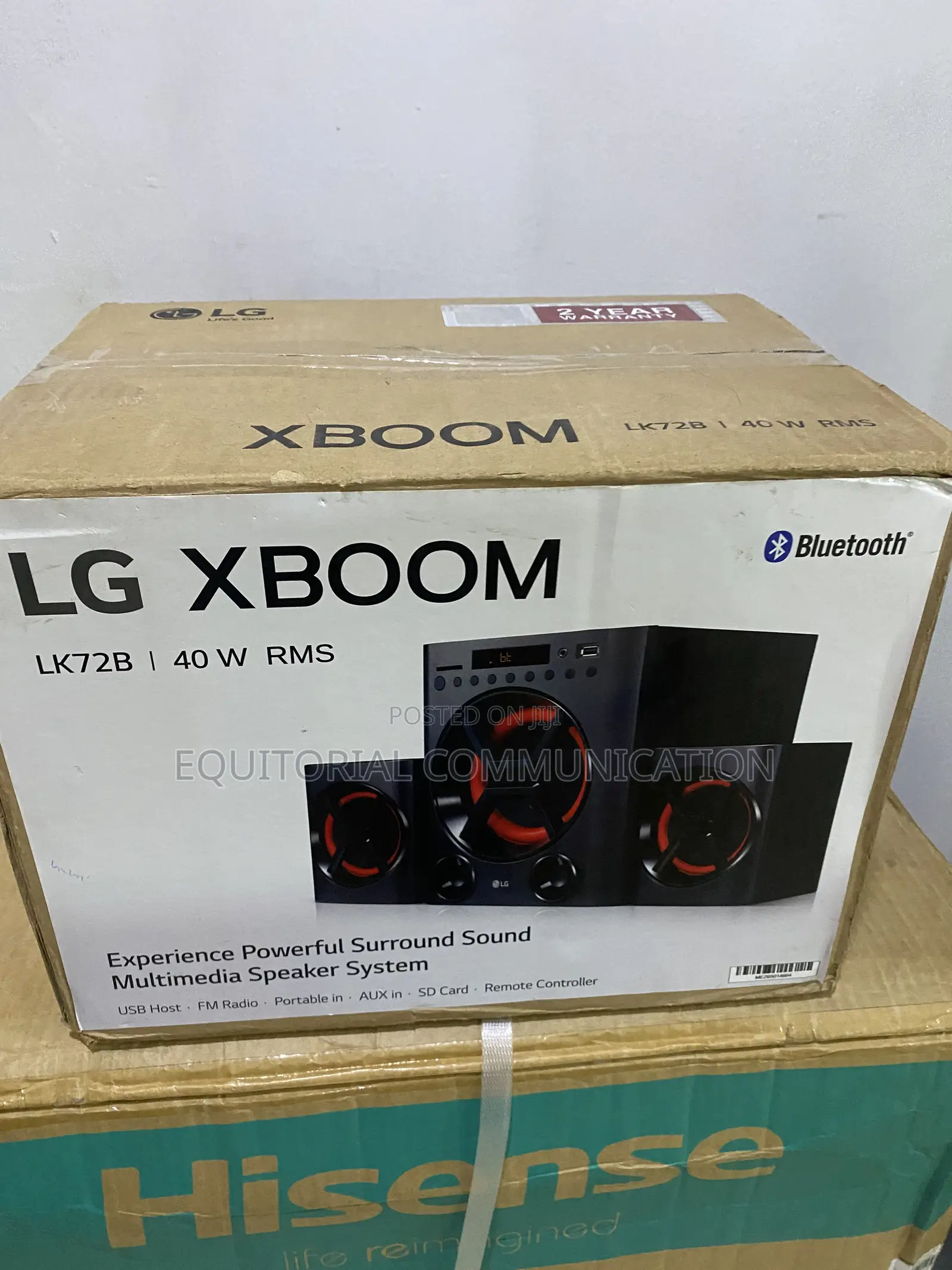 LG Xboom Lk72b Compact 40w RMS Sound System