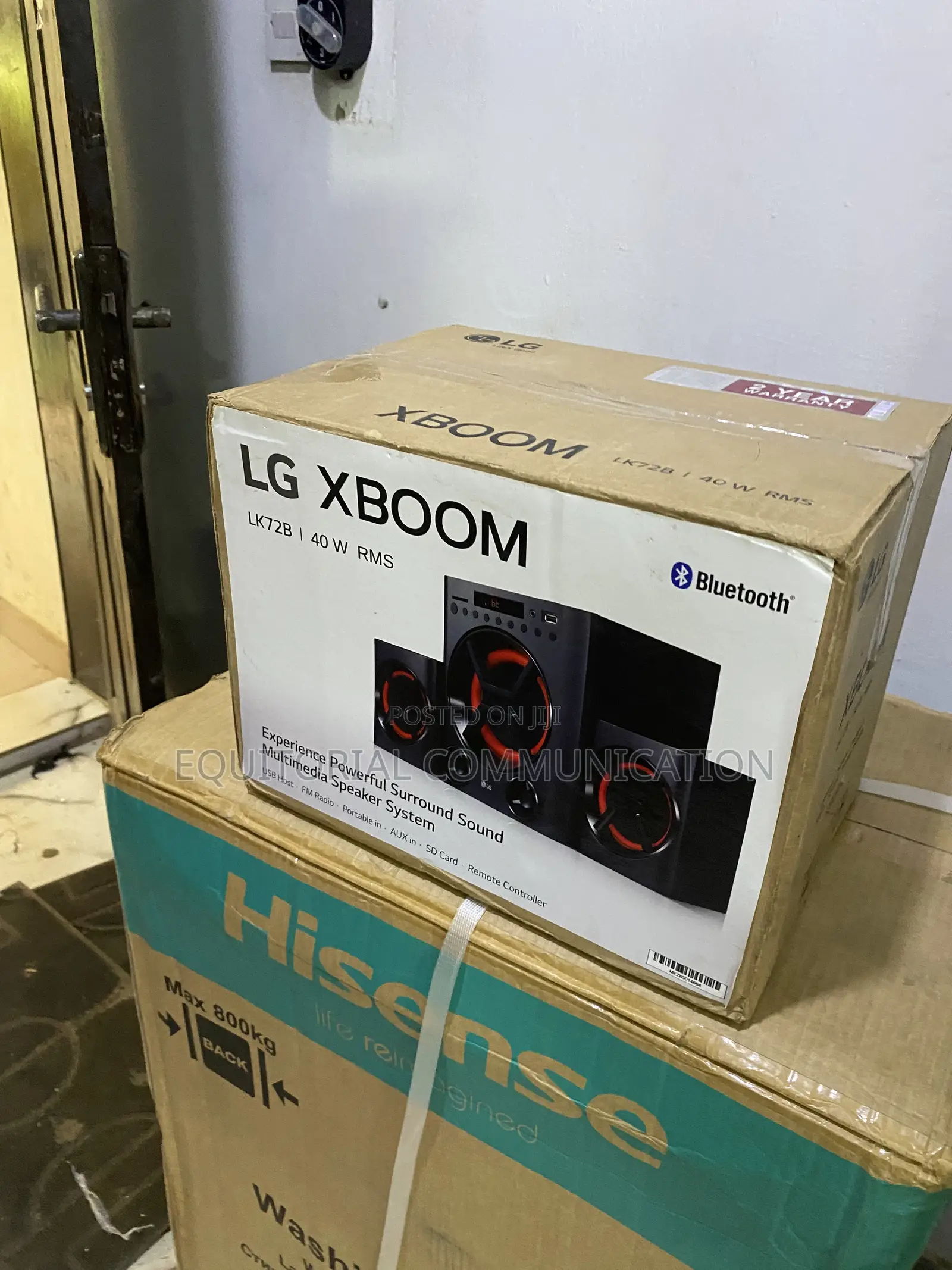 LG LK72B XBOOM Audio System for Home Listening