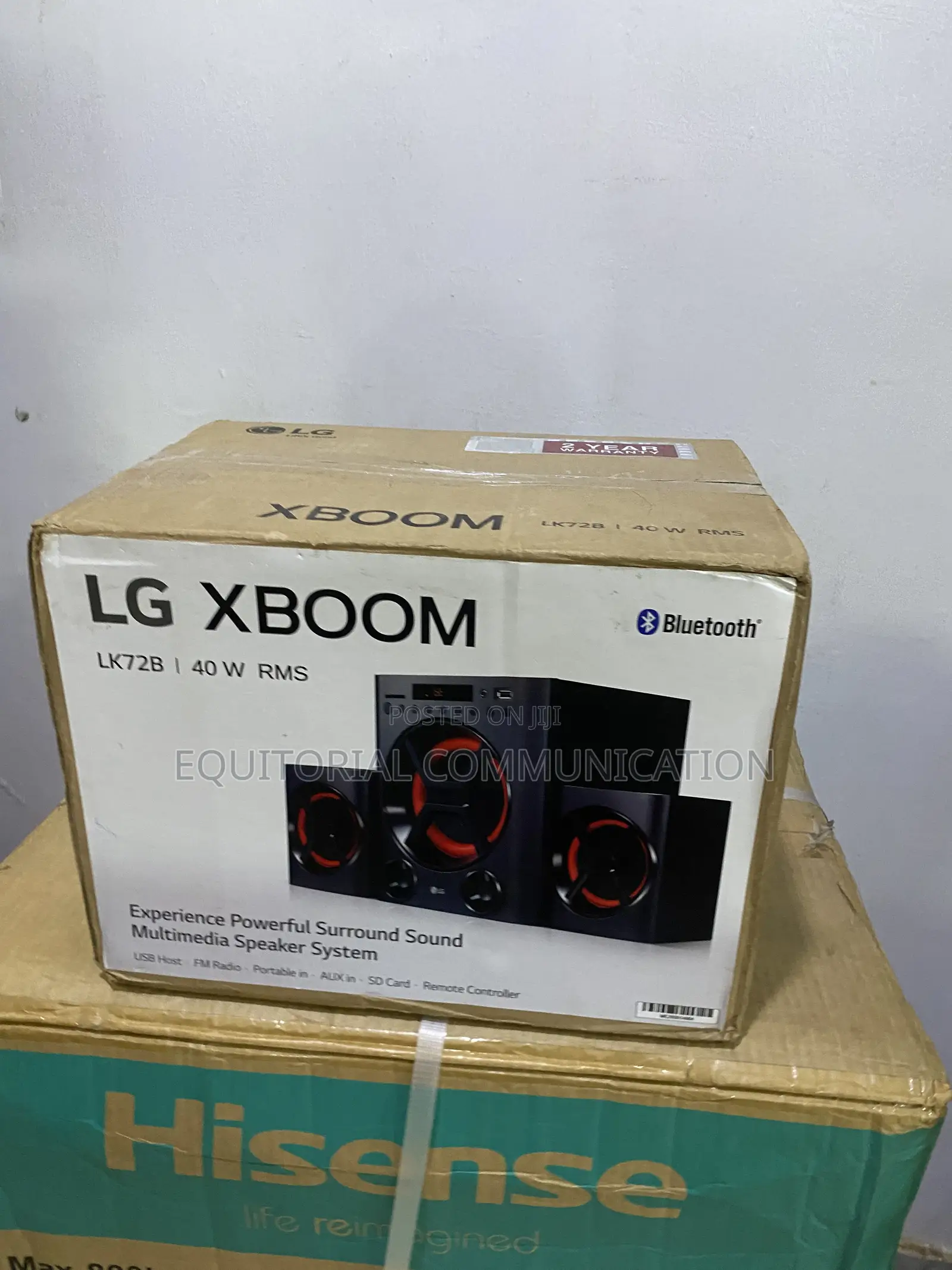 LG XBOOM LK72B Home Speaker System for Music Playback
