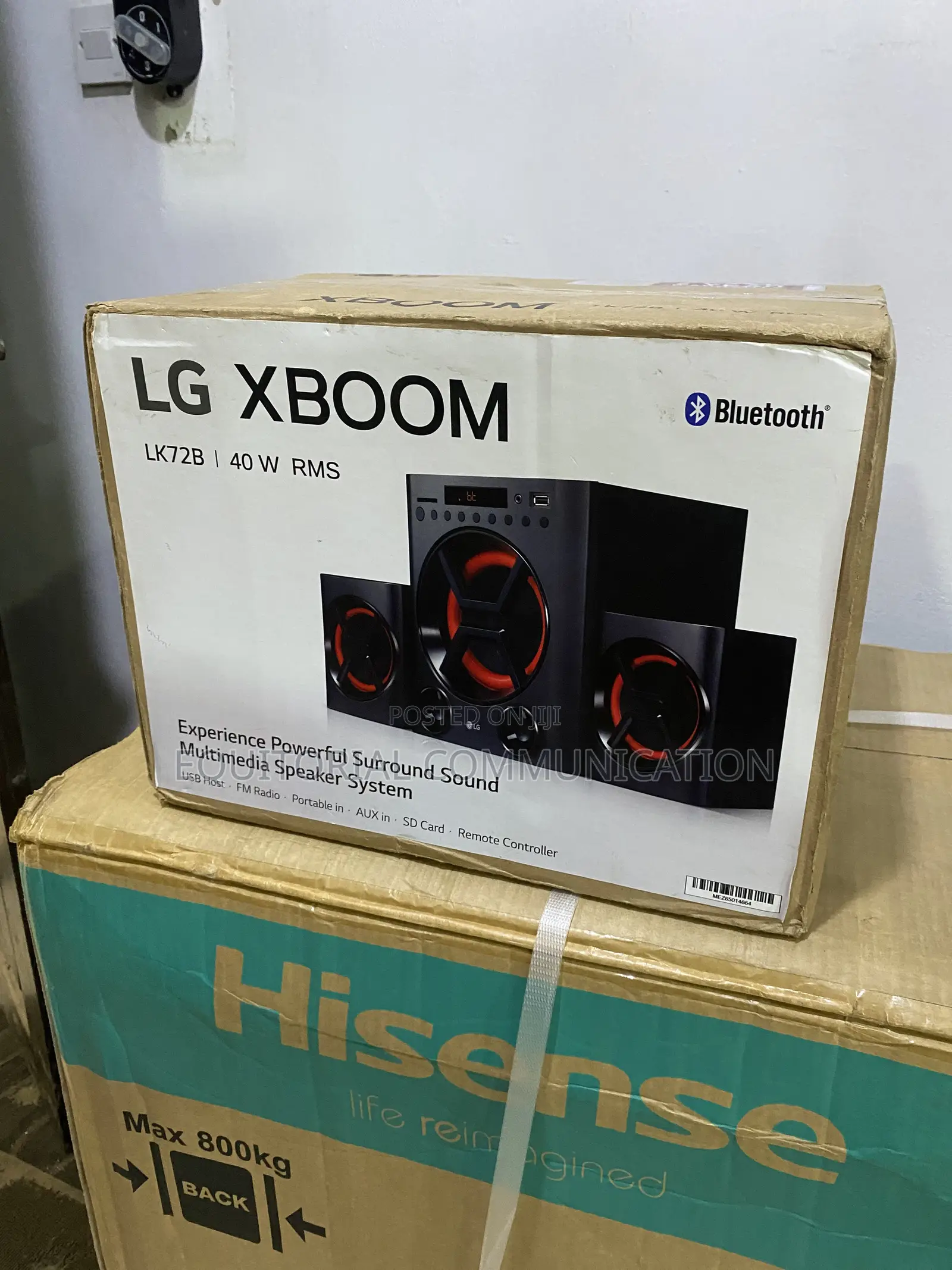 LG LK72B XBOOM Multimedia Sound Equipment