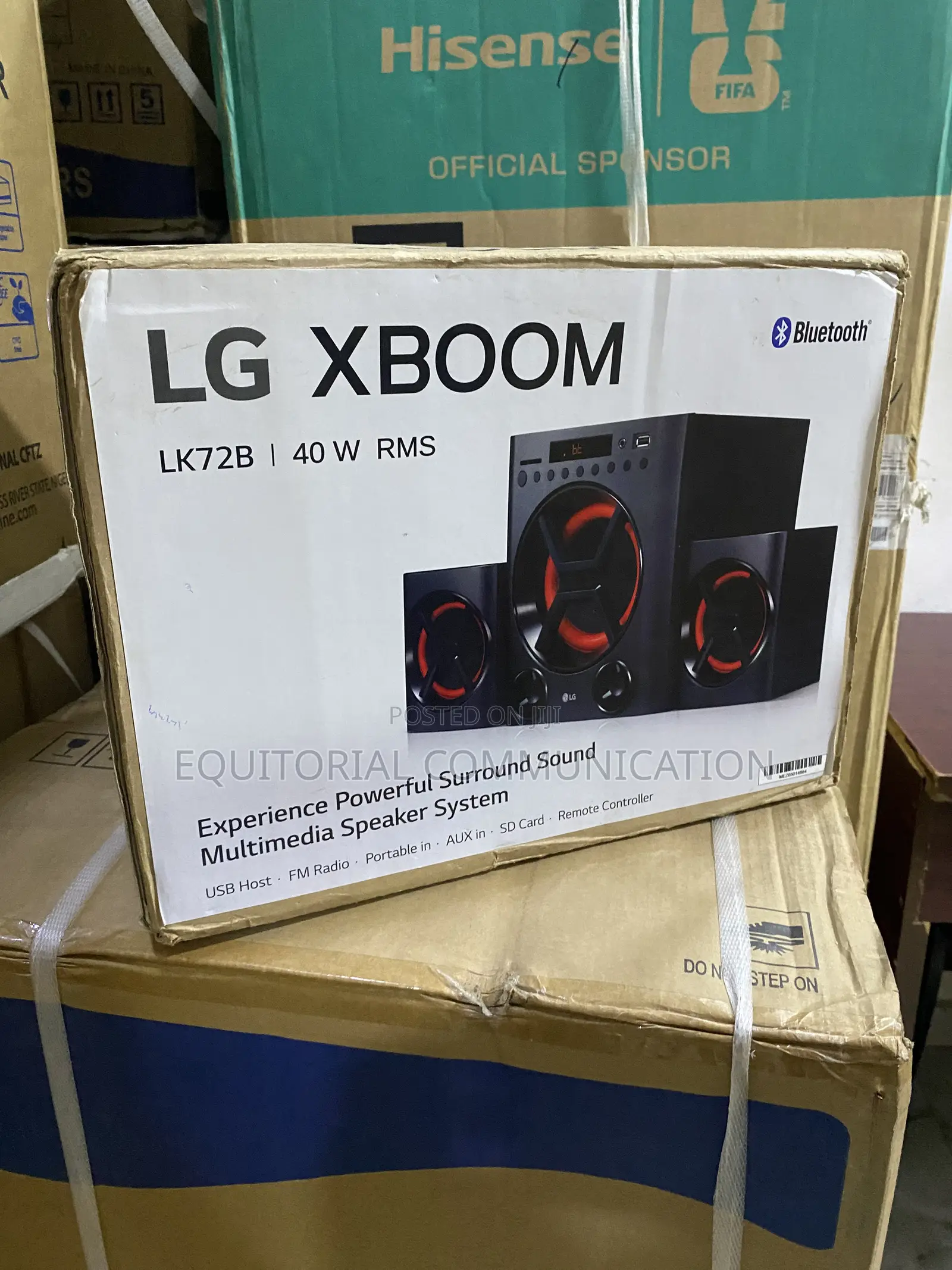 LG LK72B XBOOM Multimedia Sound Equipment
