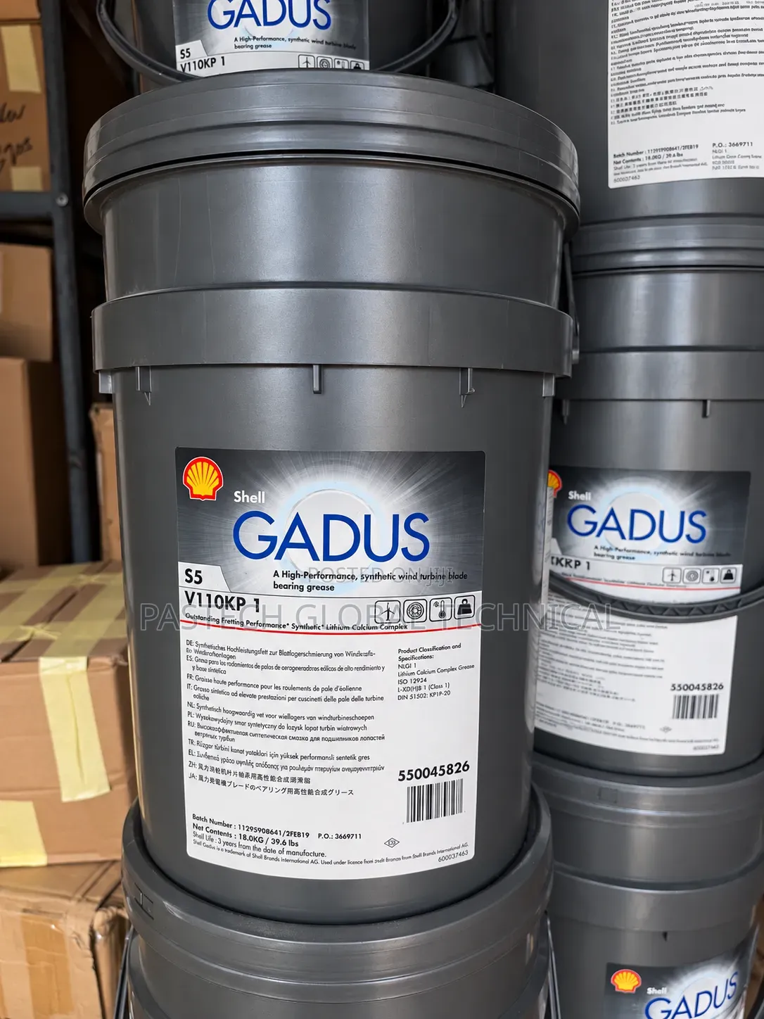 Shell Gadus S5 V110KP 1|| Wind Turbine Bearing Grease || 18kg