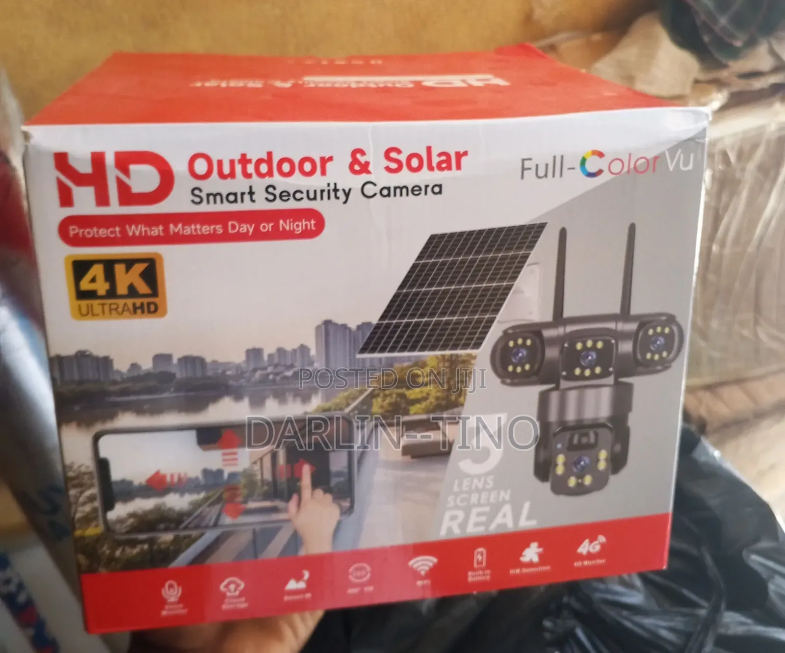Triple-Lens Outdoor & Solar Smart Security Camera