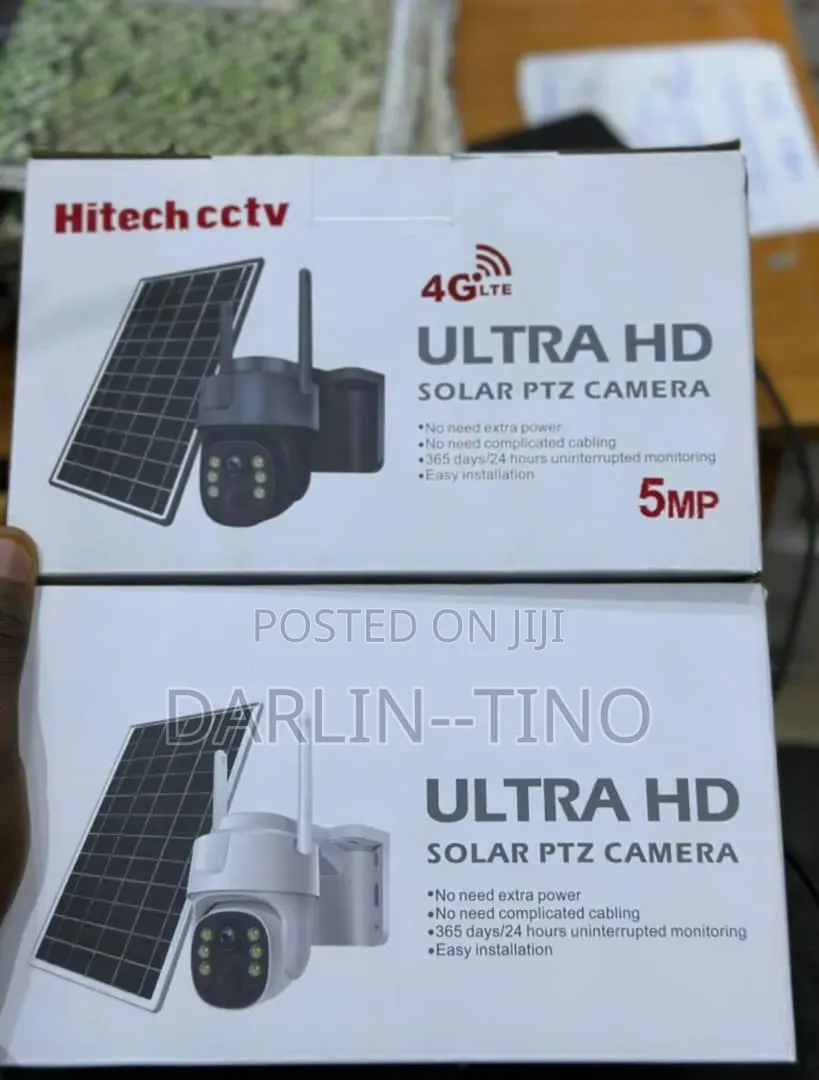 Hitech CCTV 4g Lte Ultra Hd Solar PTZ Camera