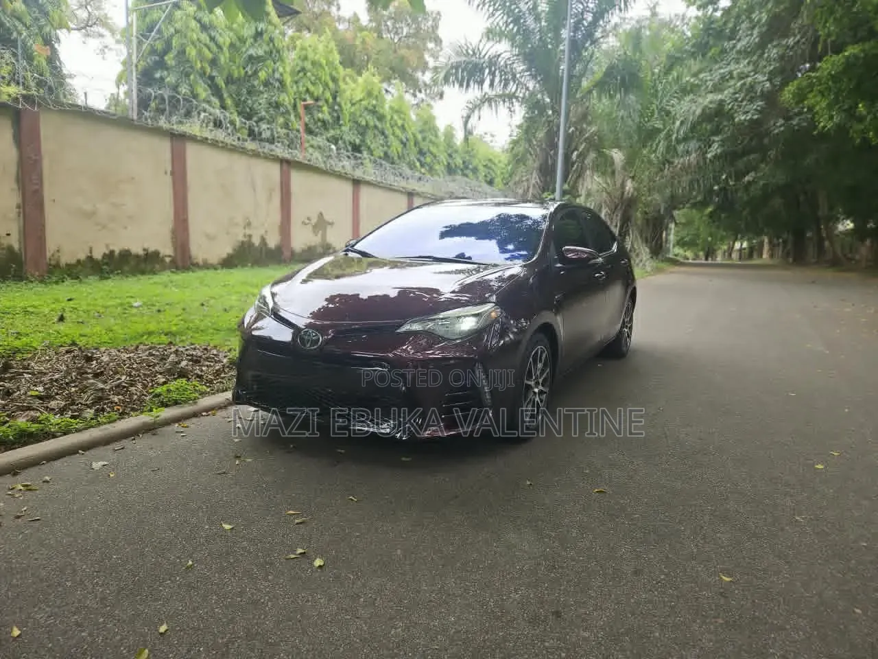Toyota Corolla 2017 Burgundy