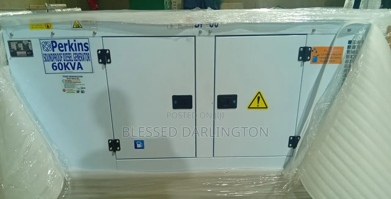 60kva Perkins Soundproof Diesel Generator