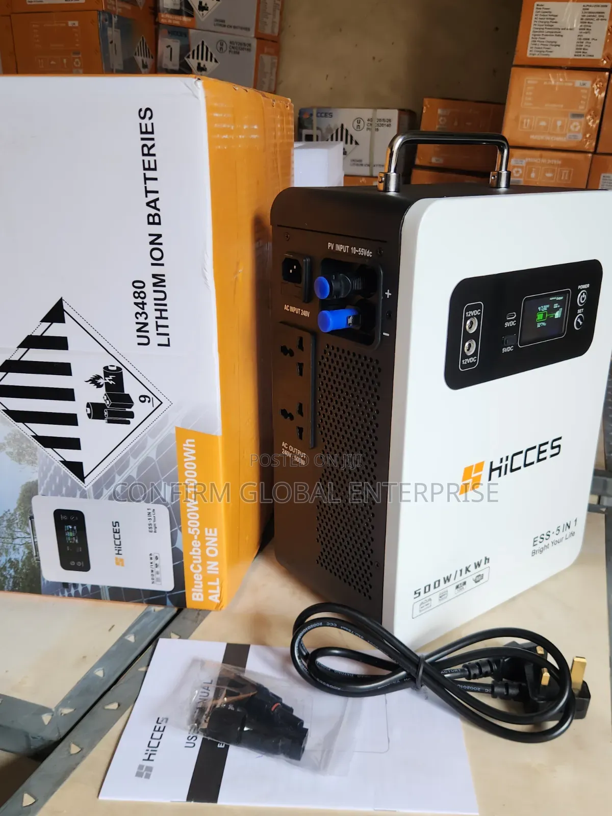Powerful 500w Hicces Ess All-in-One Solar Generator