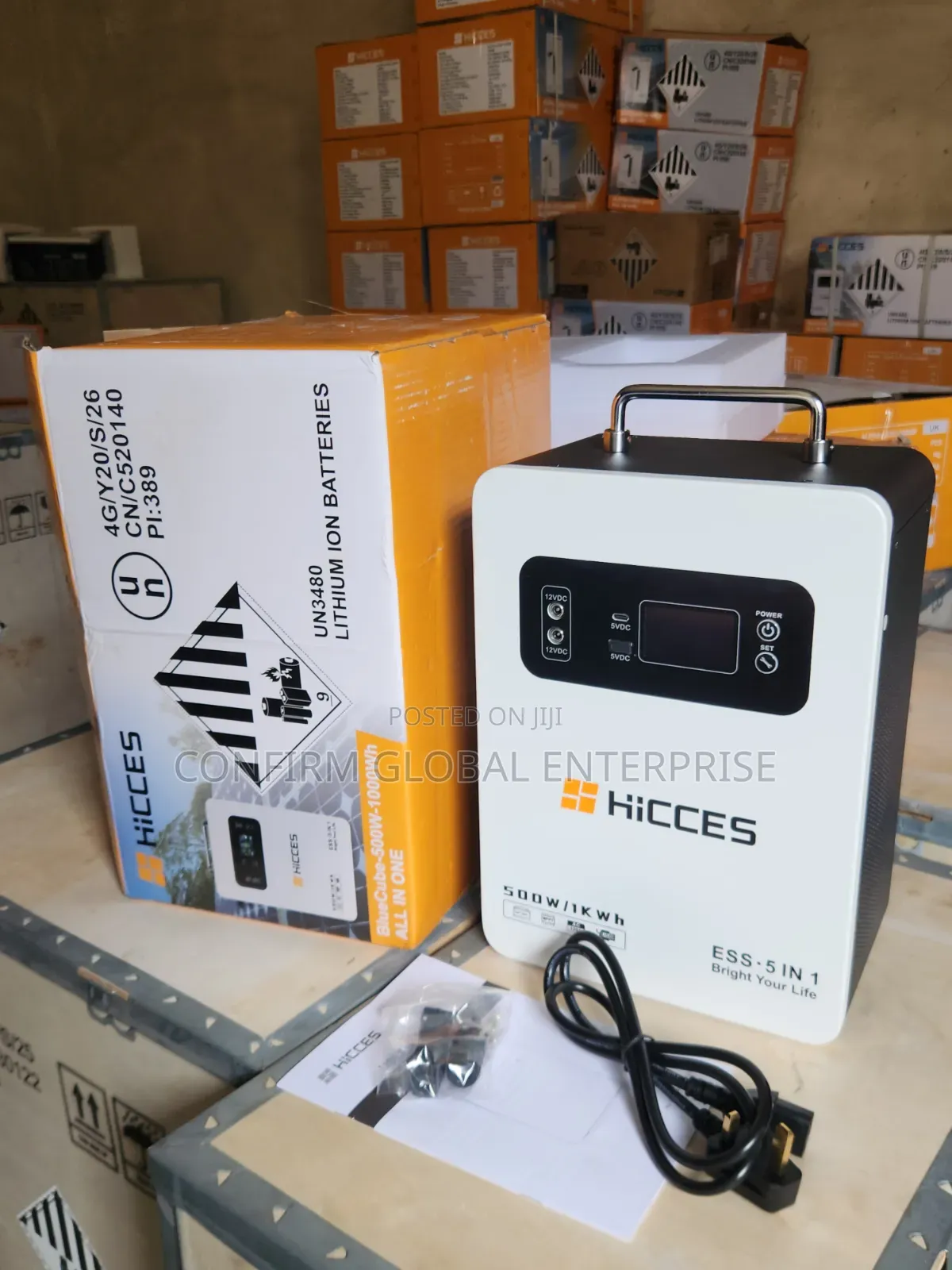 Powerful 500w Hicces Ess All-in-One Solar Generator