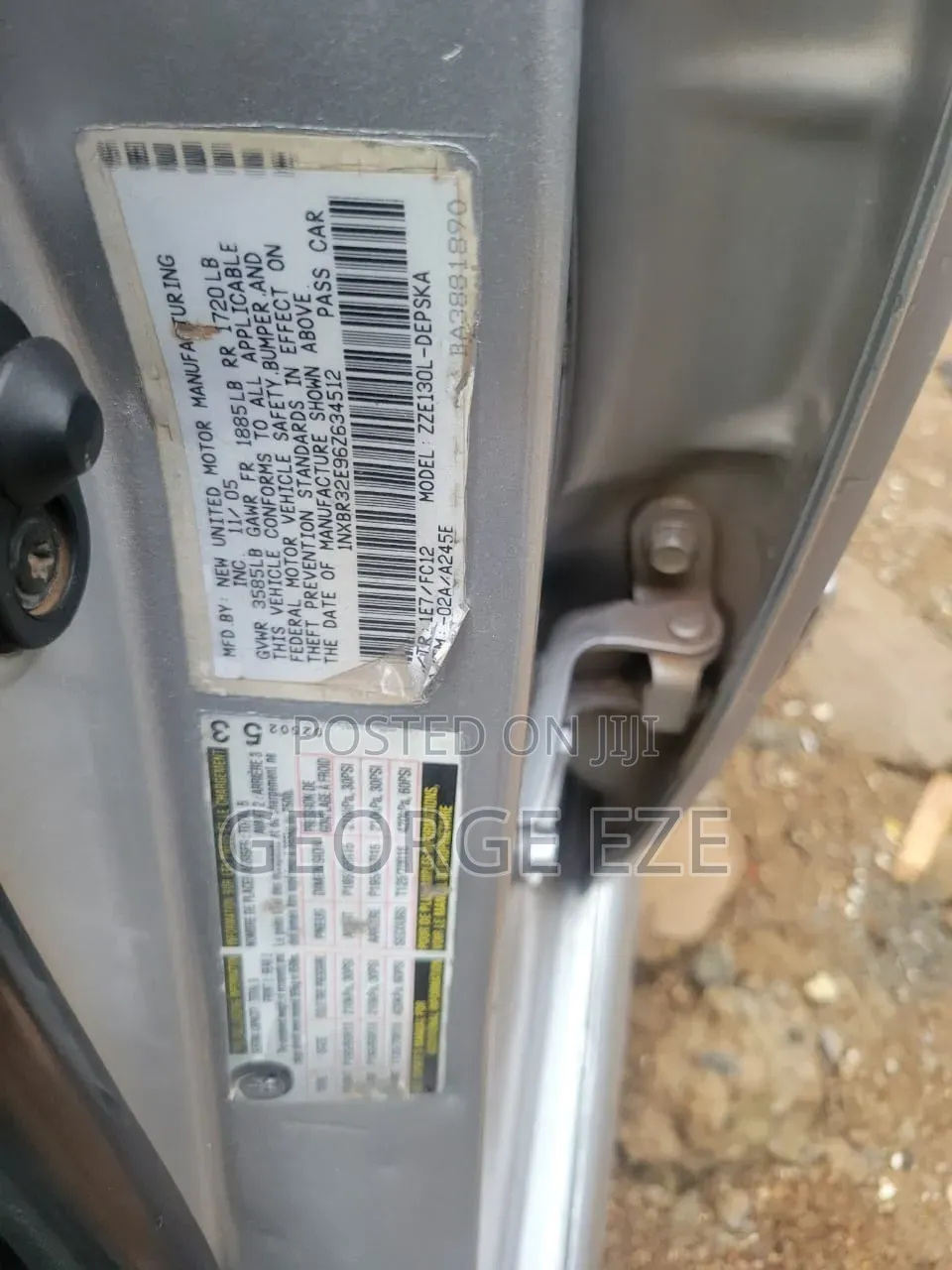 Toyota Corolla 2006 Silver