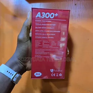 New Itel A300+ 128 GB Black