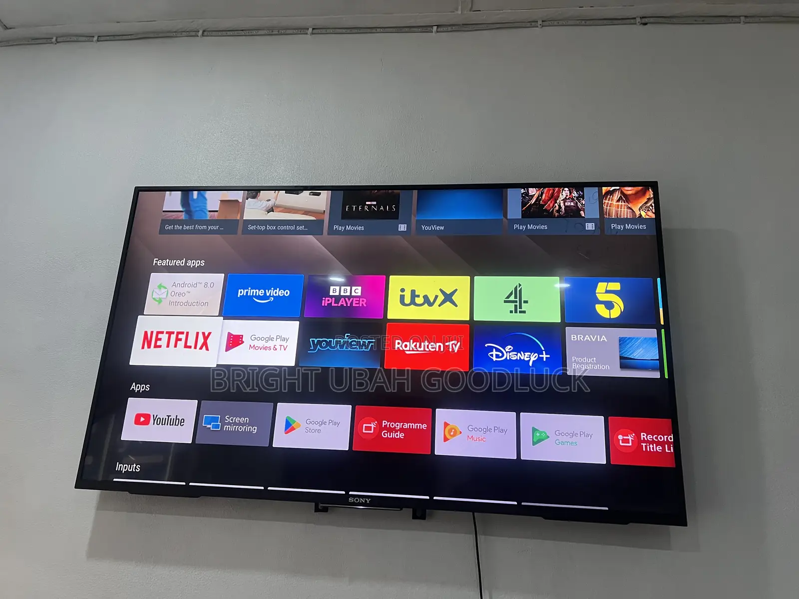 Sony 50 Inches Android Smart TV With Free Netflix Acct Bluetooth Mirro