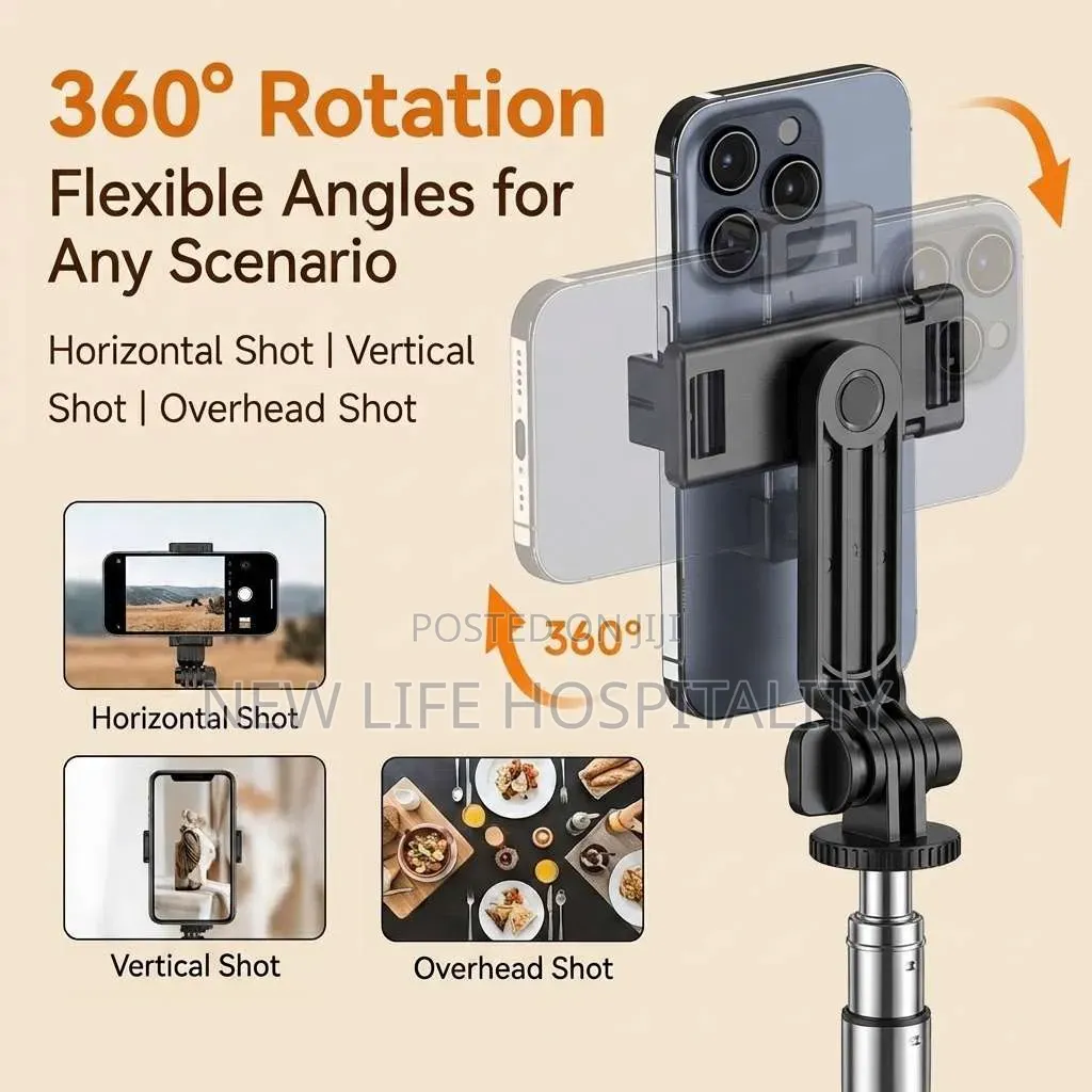Brand New Co8 Multi-Function Selfie Stick 2.02 Meter Aluminum Alloy