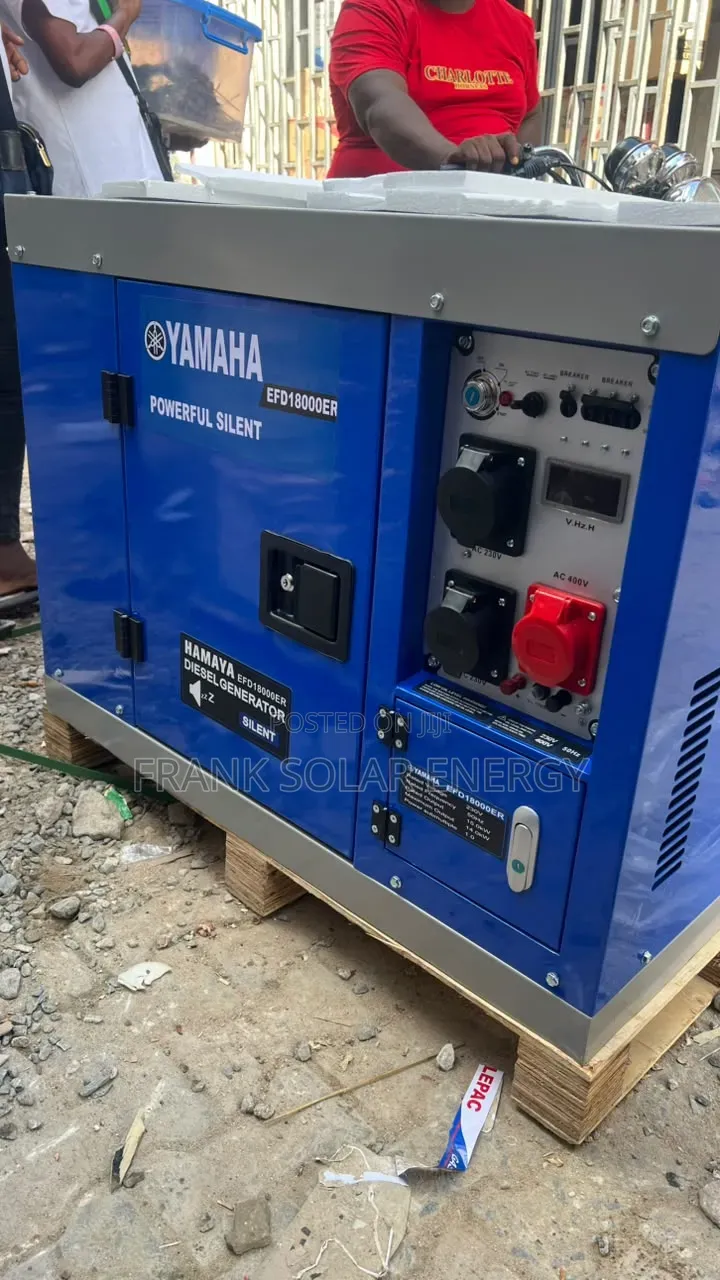 Brand New Yamaha Powerful Silent Soundproof Generator Three Face